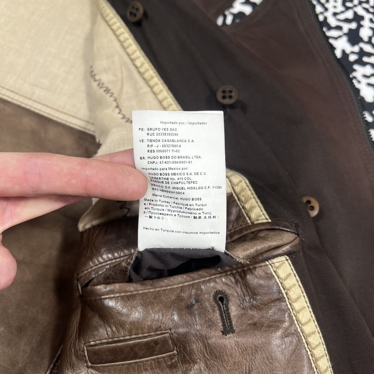 Hugo Boss HUGO BOSS Calfskin Leather Handcrafted Biker Jacket Rare Size US L / EU 52-54 / 3 - 19 Thumbnail