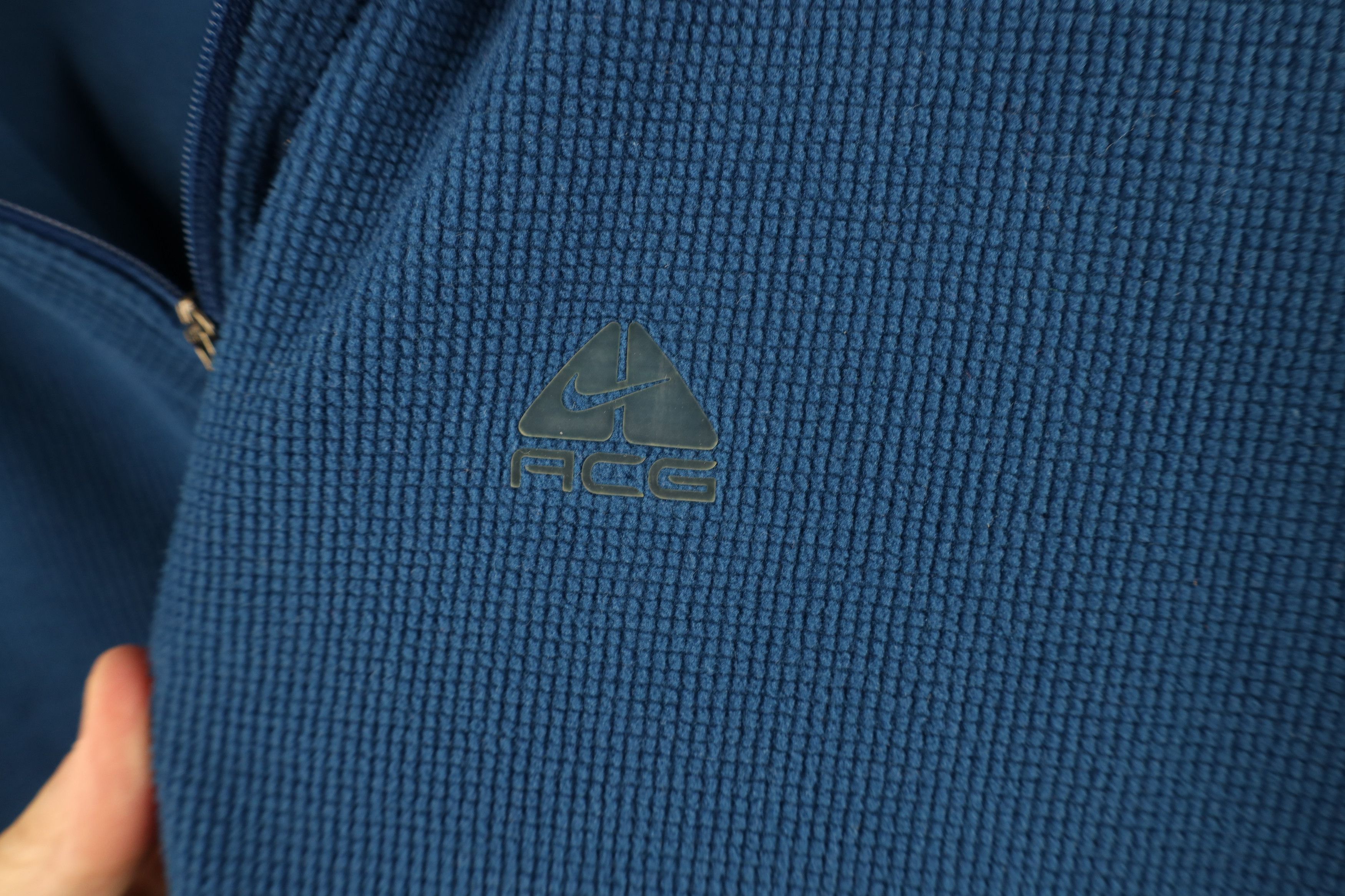 Nike × Vintage Vintage Nike ACG Scott Mini Swoosh Half Zip Fleece Sweater Size US XXL / EU 58 / 5 - 4 Thumbnail