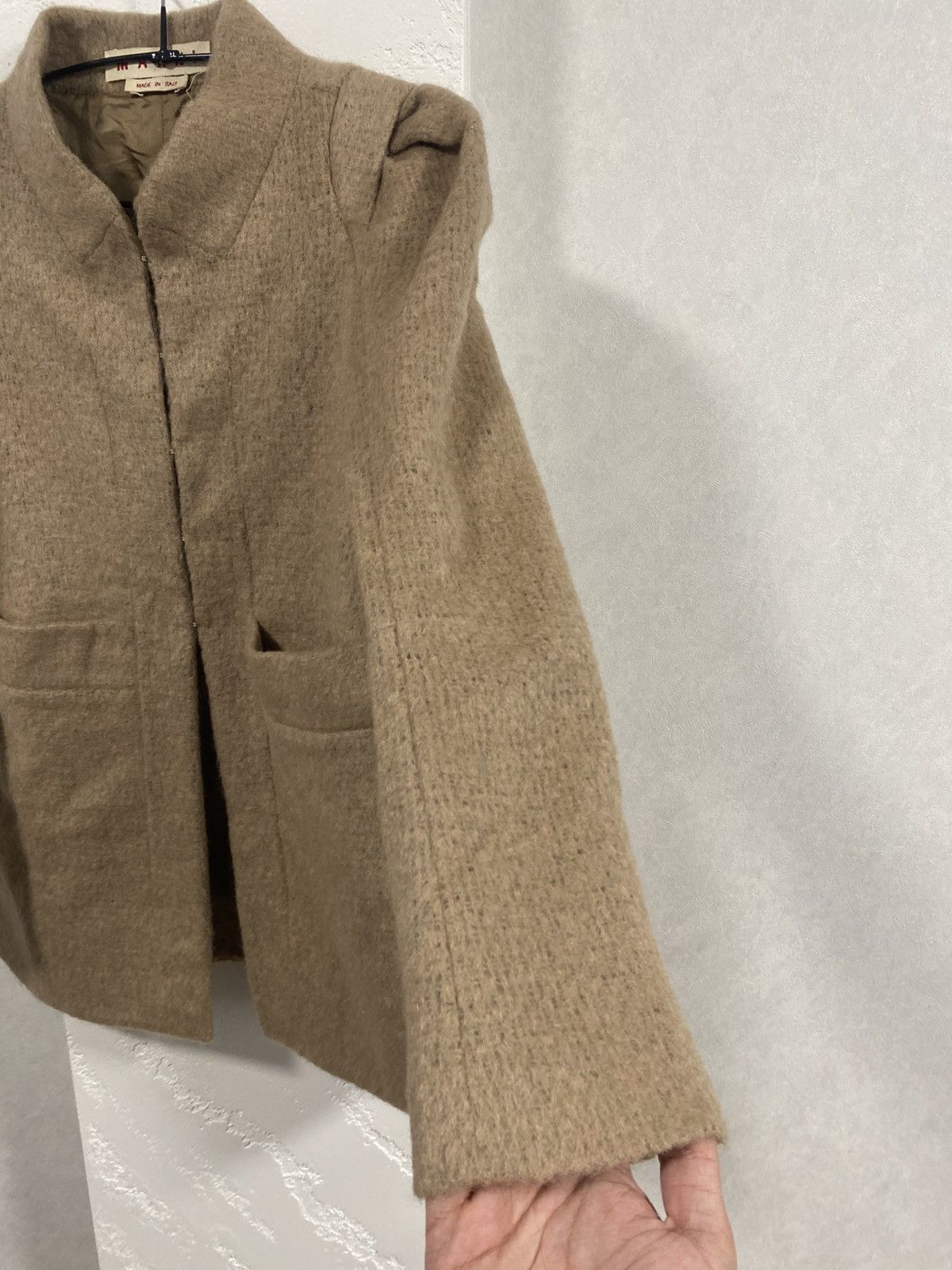 Marni Marni Lana Mohair blend Camel Colour Coat Size: 40 Size S / US 4 / IT 40 - 6 Thumbnail