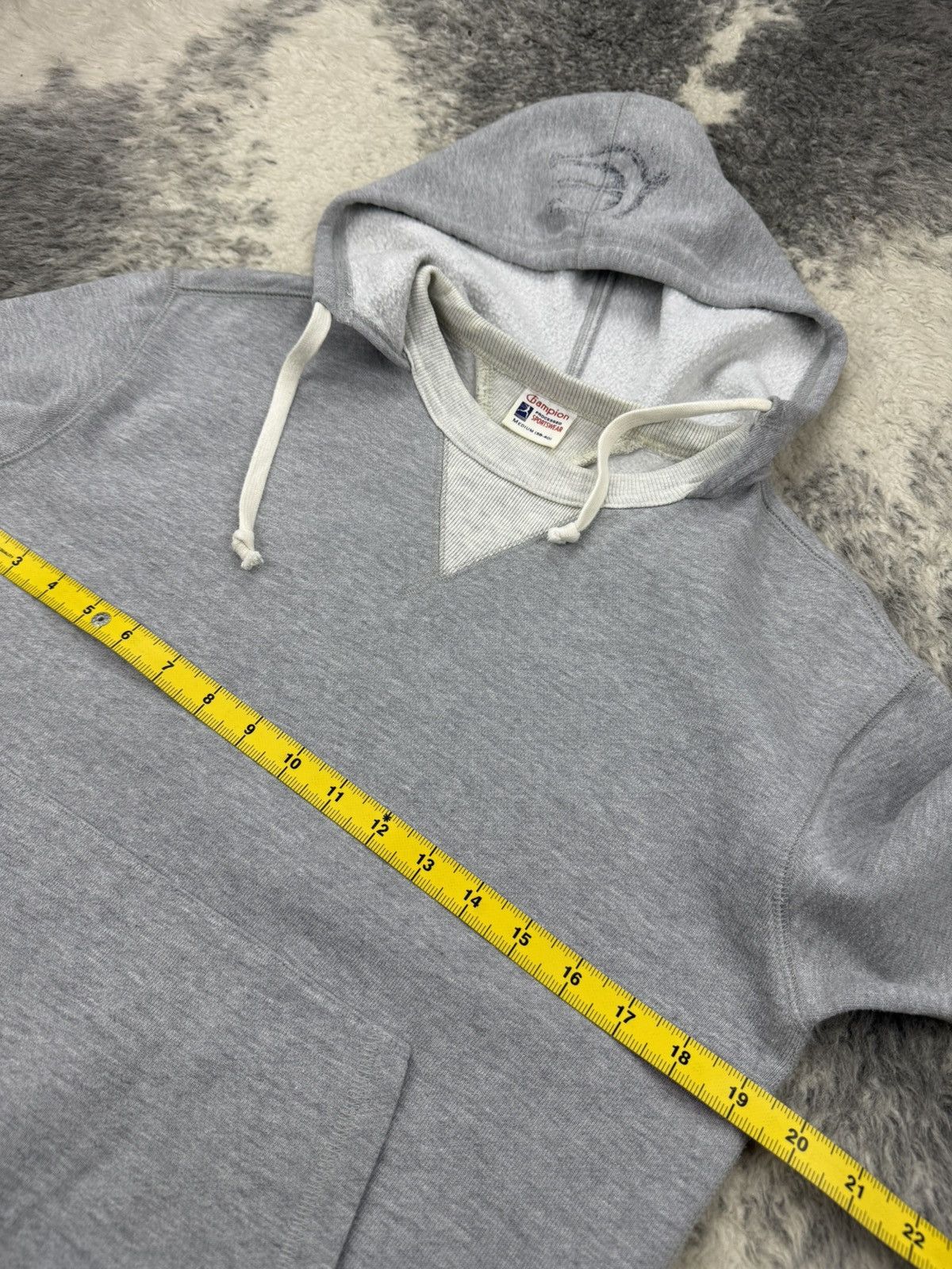 Champion 1950s Champion Running Man Tag Two Tone Afterhood Hoodie Size US M / EU 48-50 / 2 - 17 Thumbnail