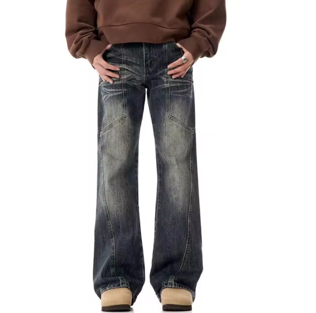 Japanese Brand × Jean Solid Straight Color Zipper Jeans Size US 28 / EU 44 - 1 Thumbnail