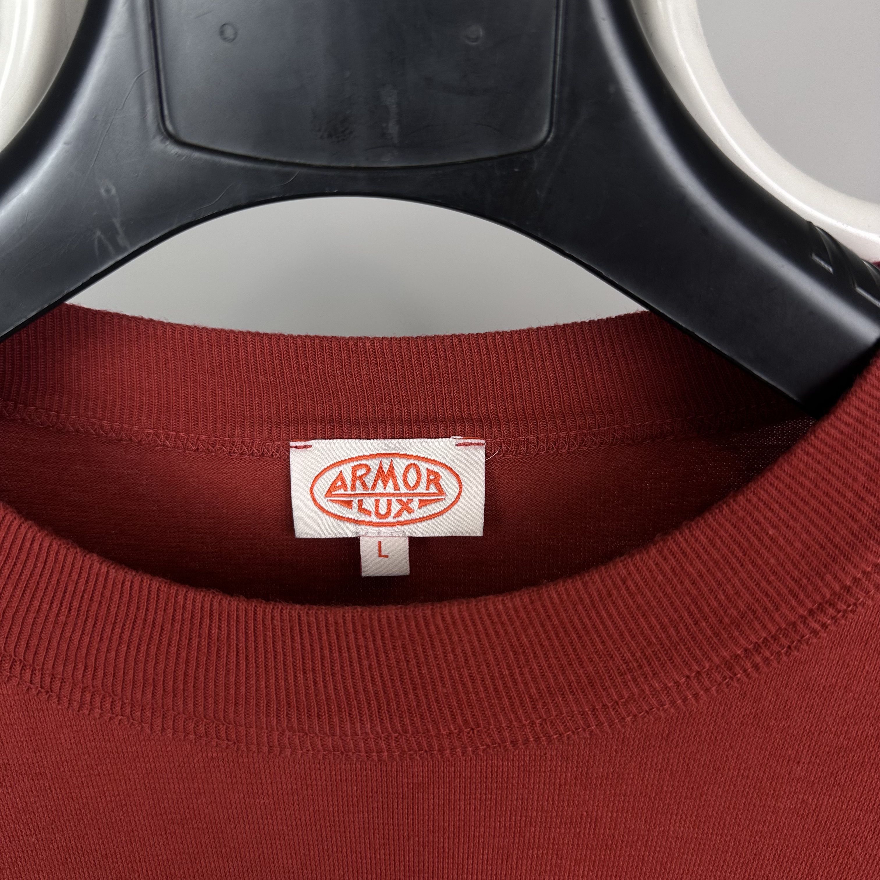 Armor-Lux Armor Lux long sleeve logo M L red cottton Size US L / EU 52-54 / 3 - 6 Thumbnail