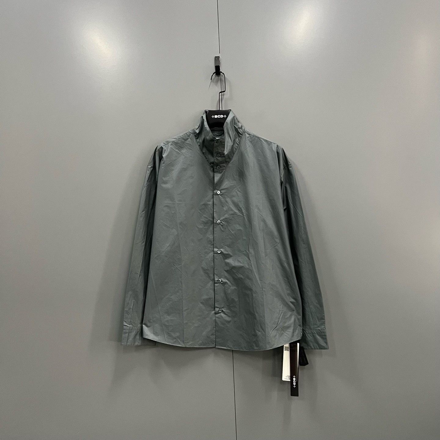 Hermes Hermes Gray Button Up it_40 Women Size S / US 4 / IT 40 - 1 Thumbnail