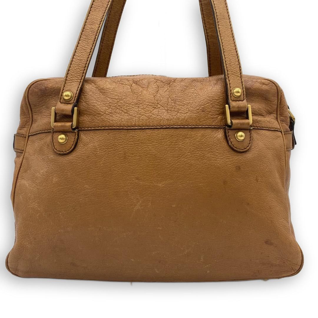 Gucci Gucci - Interlocking G Blondie Brown Leather Tote Preloved Size ONE SIZE - 6 Thumbnail