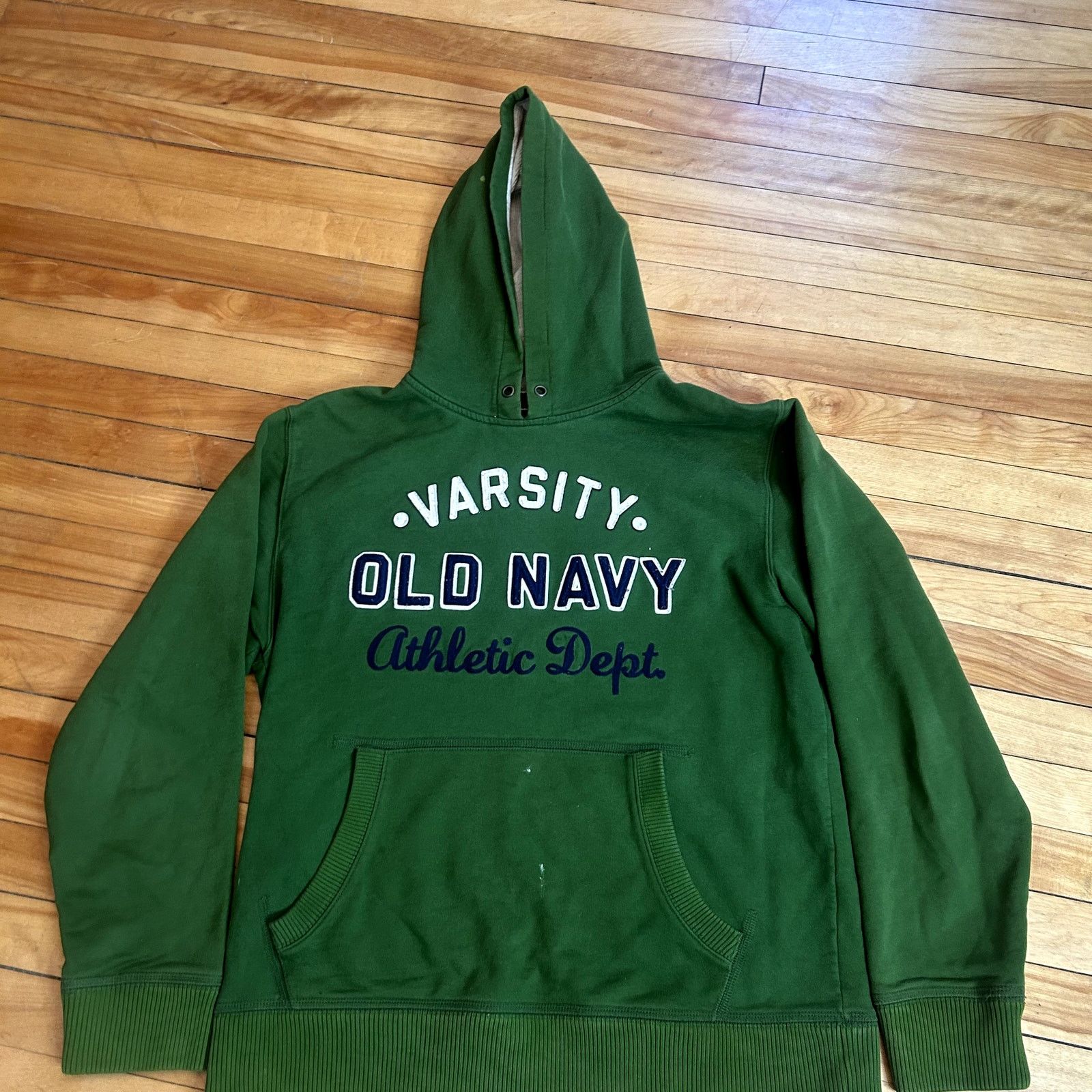 Old Navy Y2K Old Navy Green Hoodie Large Size US L / EU 52-54 / 3 - 2 Thumbnail
