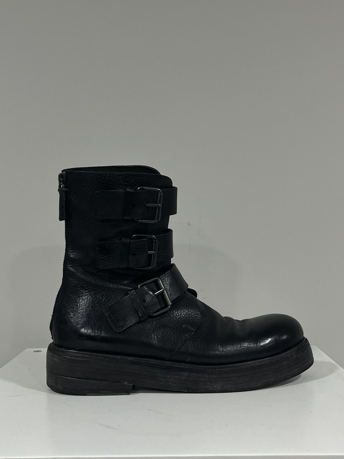 Marsell Triple Buckle Boot Black. Size 40 Size US 10 / IT 40 - 5 Thumbnail