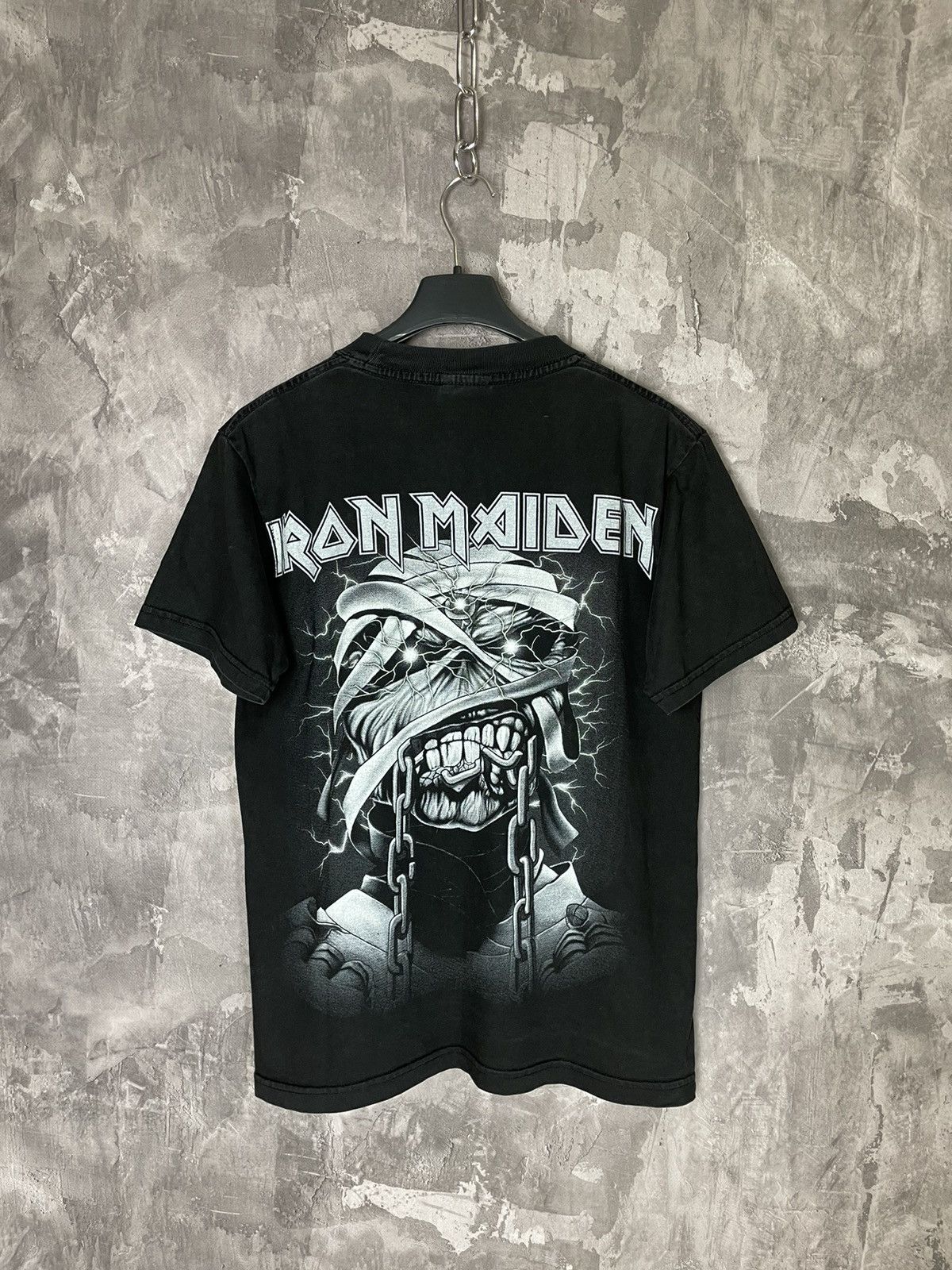 Band Tees × Iron Maiden × Vintage Iron Maiden Killers Vintage Rock Band T-Shirt Tee 90s Size US S / EU 44-46 / 1 - 2 Thumbnail