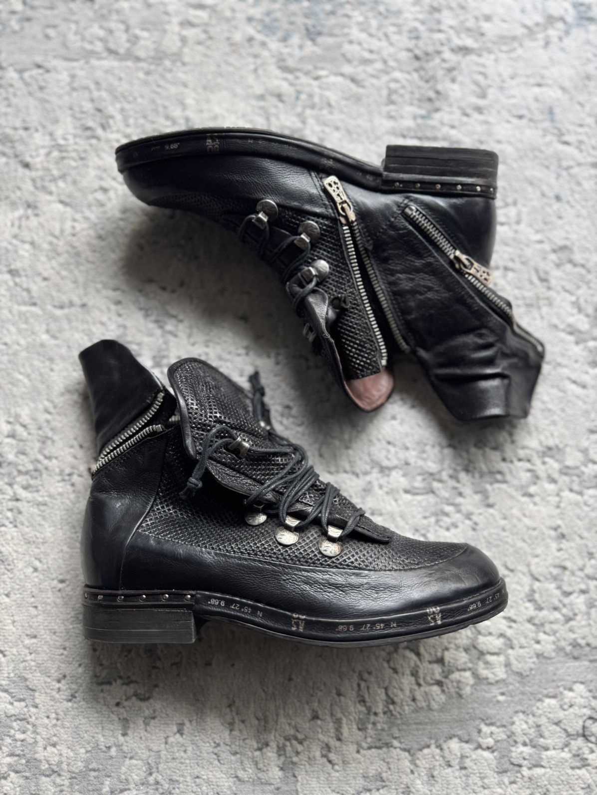 A.S.98 A.S.98 Avantgarde Punk y2k Leather boots Size 38 Size US 8 / IT 38 - 13 Thumbnail