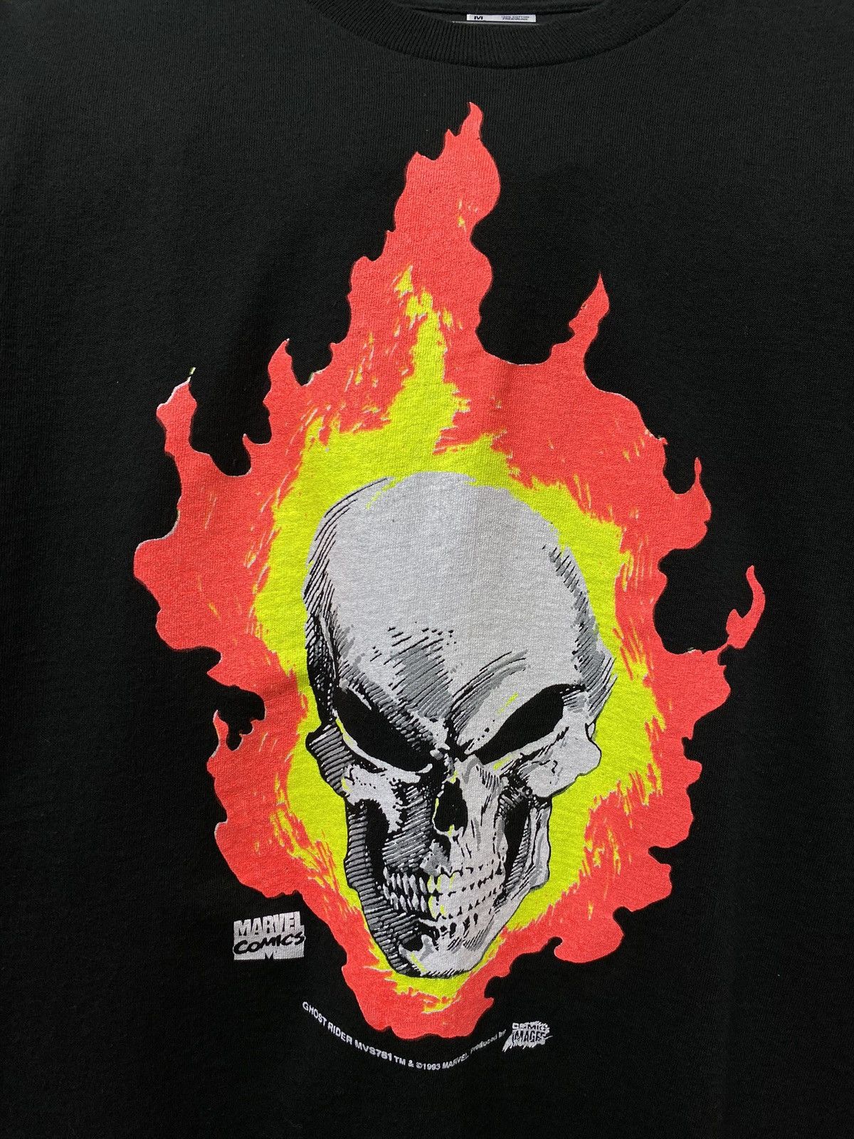 Vintage 90’s Vintage Marvel Ghost Rider Comic Tee Shirt Medium Size US M / EU 48-50 / 2 - 5 Thumbnail