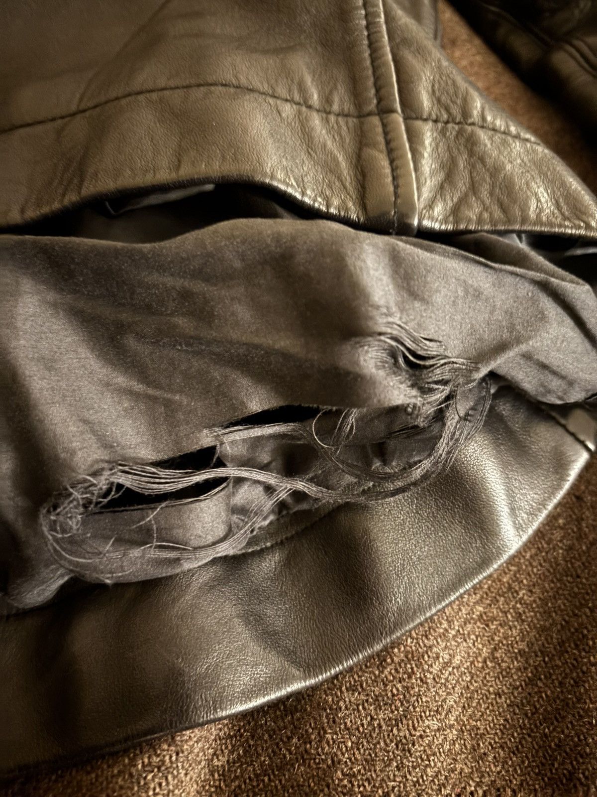 Rick Owens Rick owens stooges calf leather jacket Size US XS / EU 42 / 0 - 9 Thumbnail