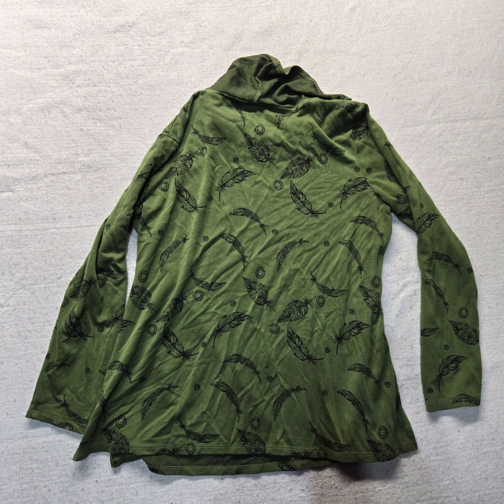 Vintage VINTAGE Southern Lady Shirt Long Sleeve Turtleneck Women M Green 90s Theme Mens Womens? Size M / US 6-8 / IT 42-44 - 7 Thumbnail