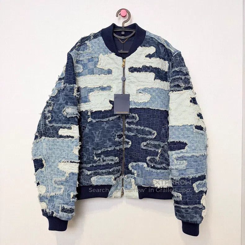 Louis Vuitton Louis Vuitton Denim Patchwork Jacket Size US L / EU 52-54 / 3 - 1 Thumbnail