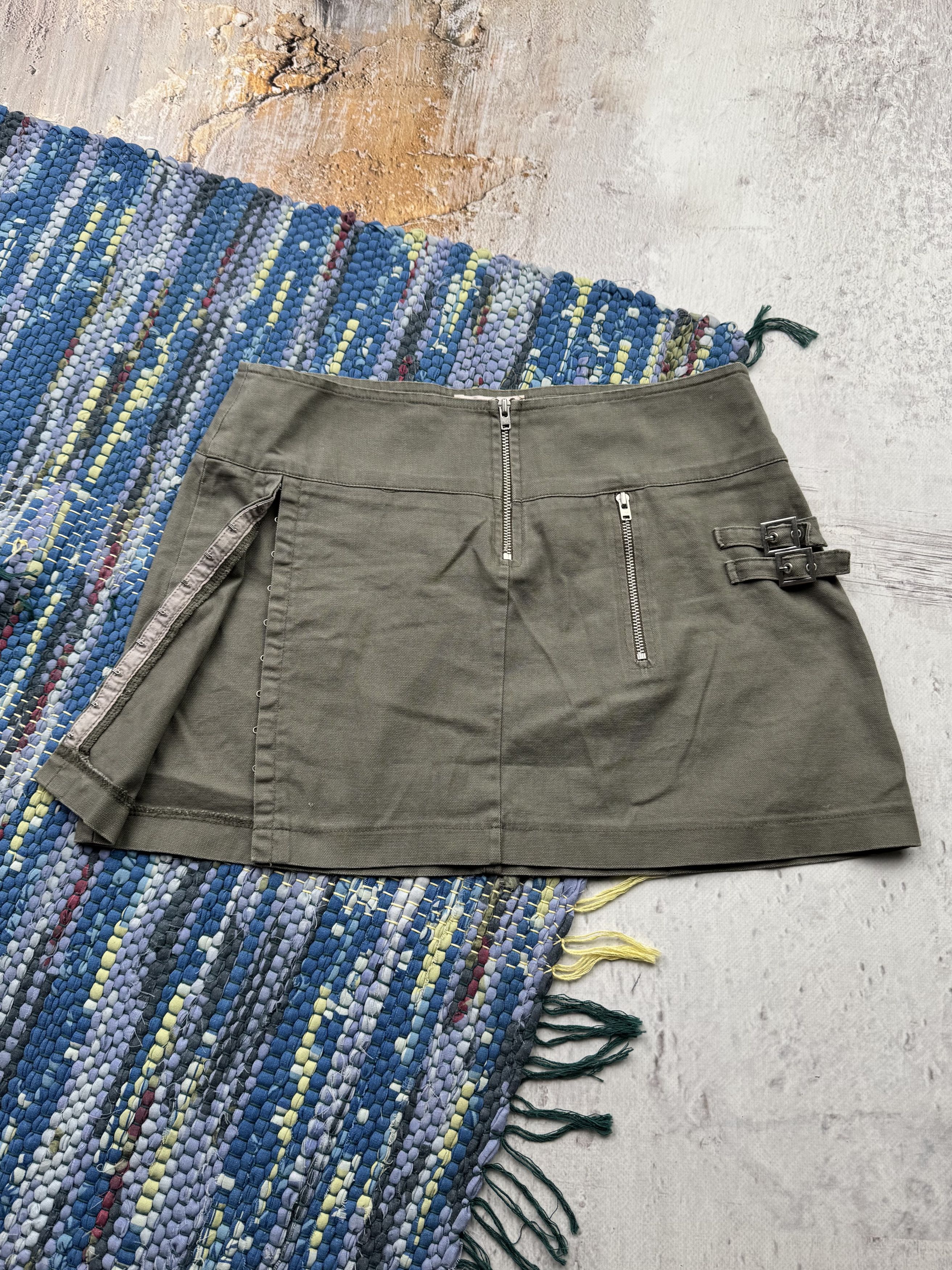 Vintage Vintage Mini Skirt A707D15(411) Size 25" / US 0 / IT 36 - 1 Thumbnail