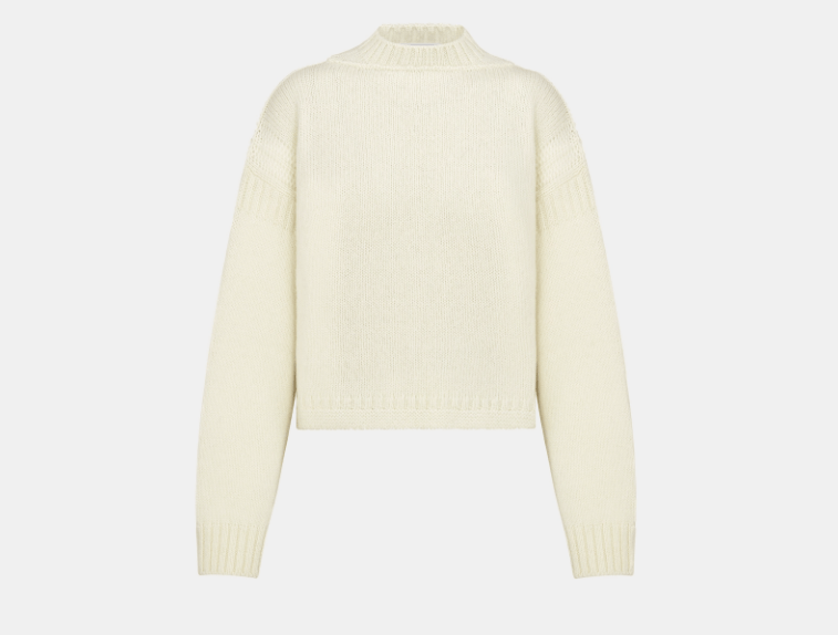 o1w1db10925 444S19 Short Sweater in Ecru