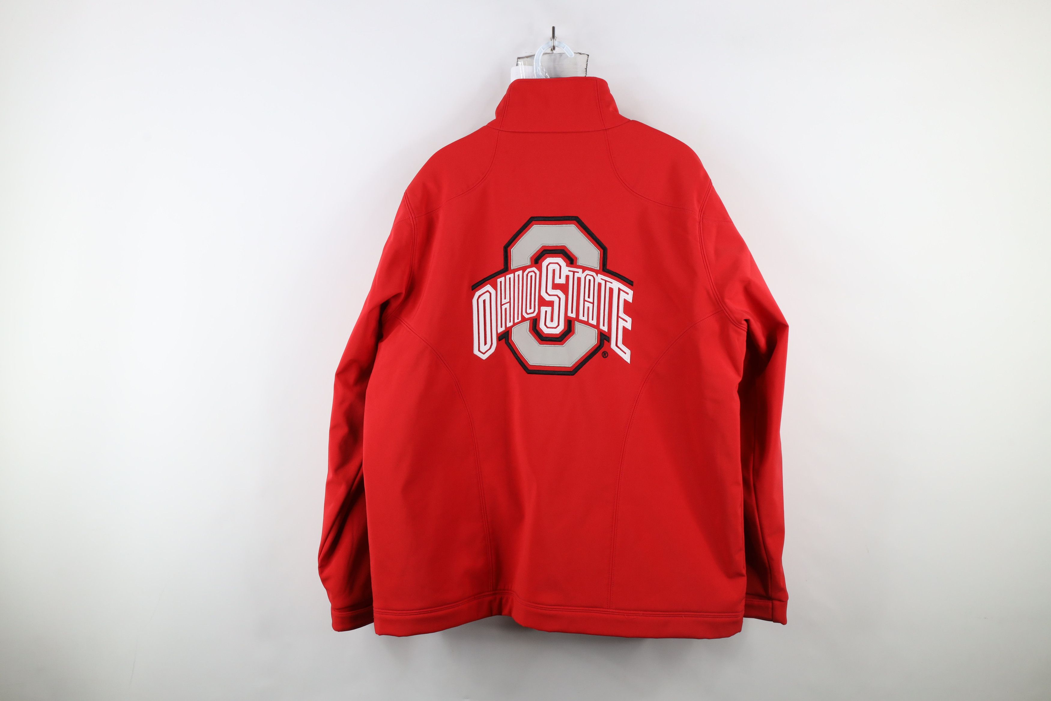 Vintage Vintage Ohio State University Soft Shell Full Zip Jacket Size US L / EU 52-54 / 3 - 14 Thumbnail