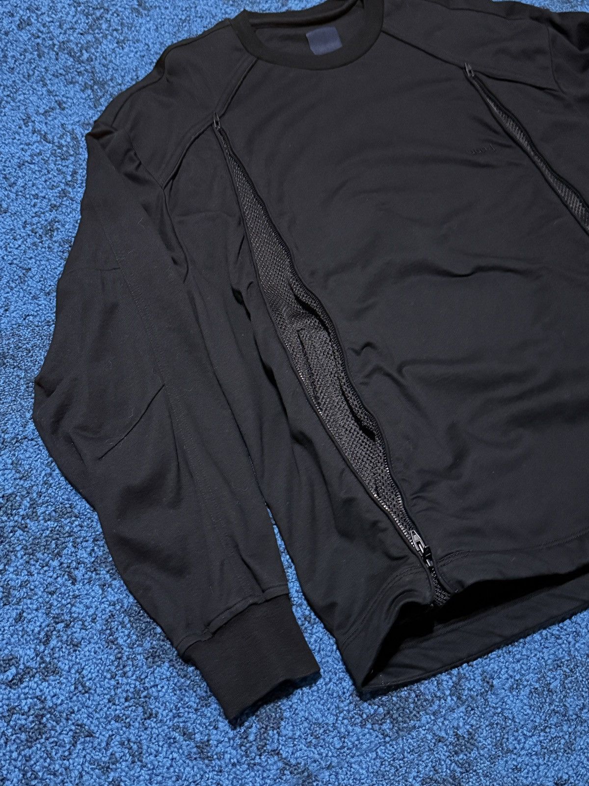 Juun.J Juun J Black Panel Sweatshirt Size US M / EU 48-50 / 2 - 3 Thumbnail