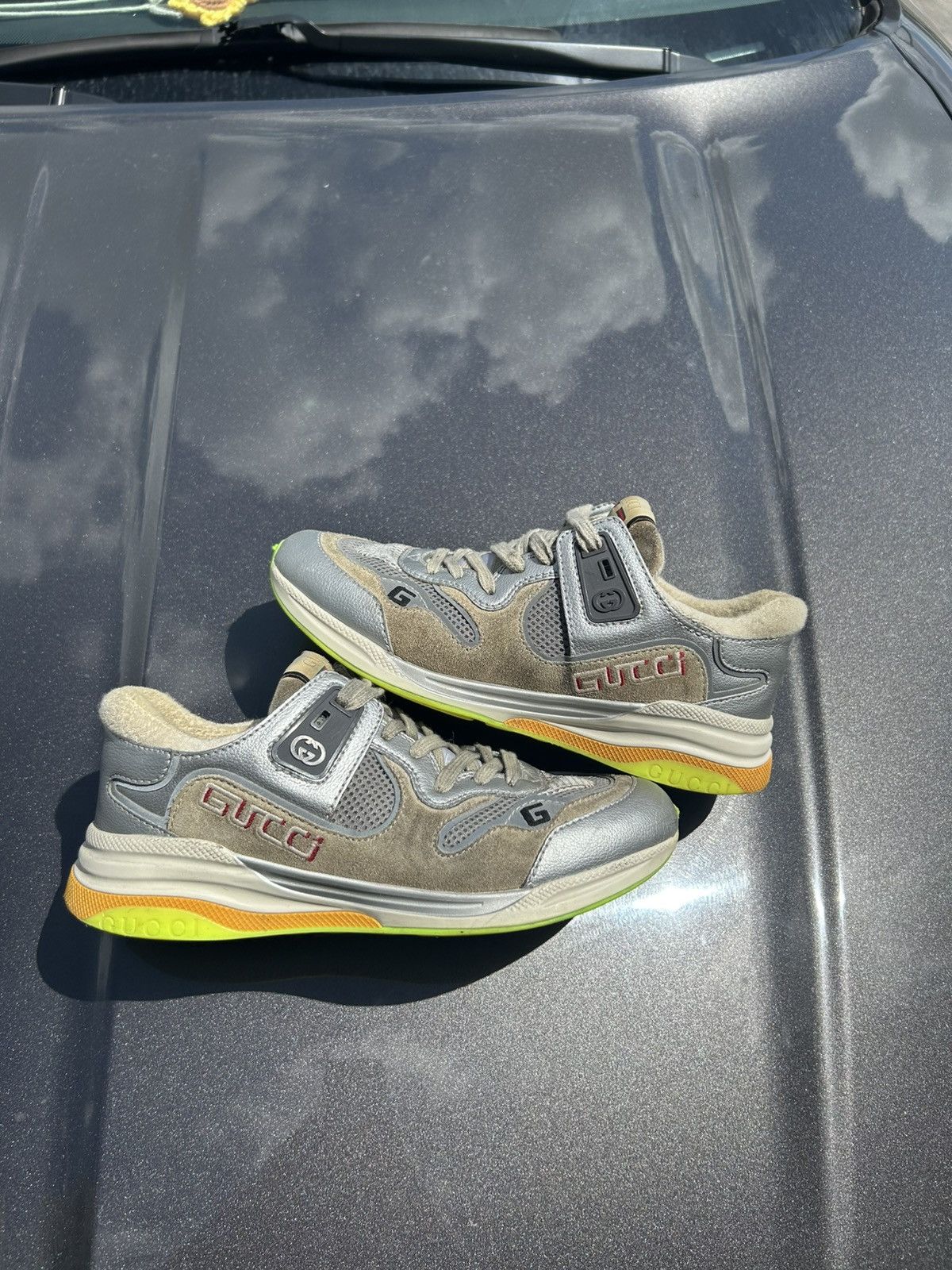 Gucci Gucci ultrapace silver Size US 8 / EU 41 - 1 Thumbnail
