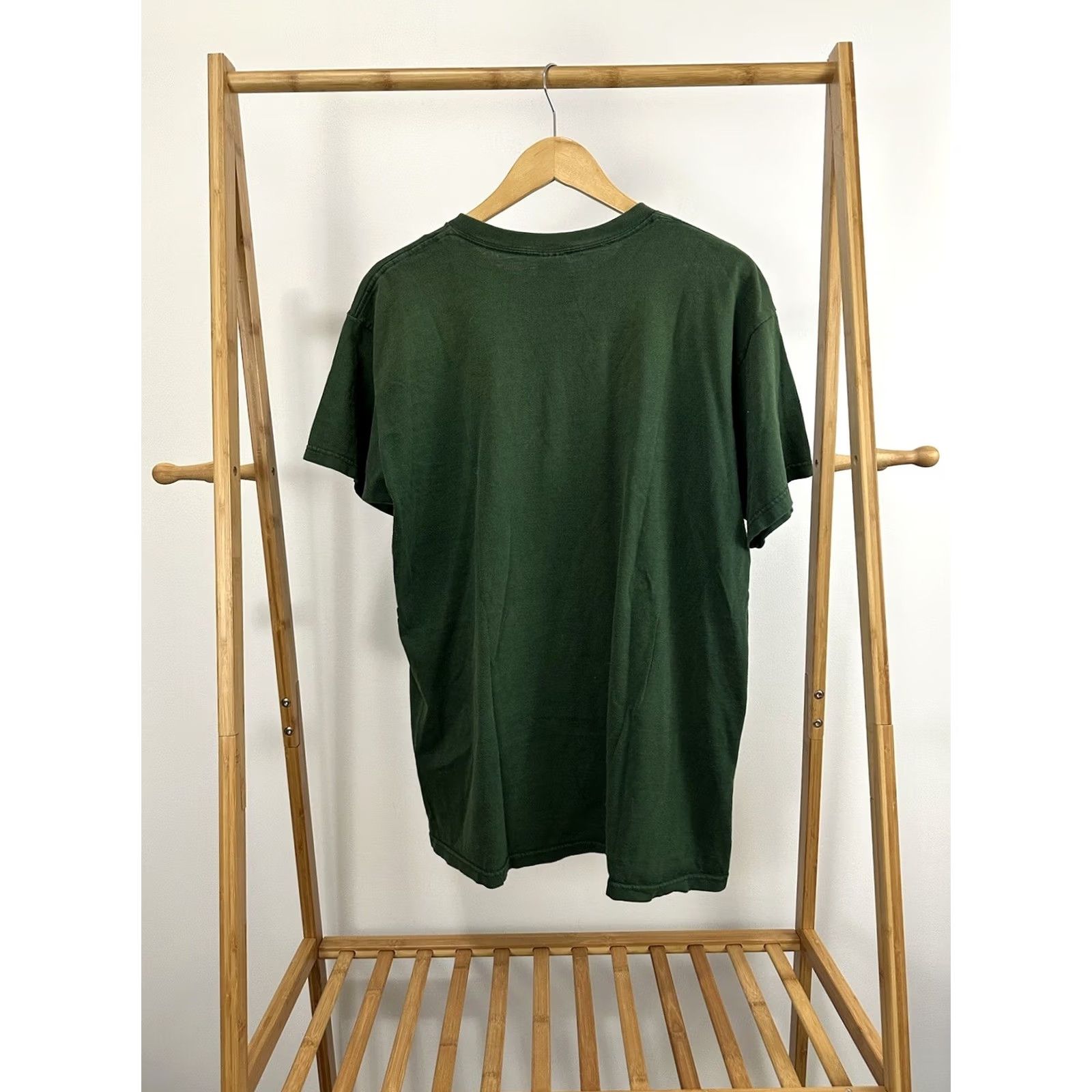 Fruit Of The Loom VINTAGE 90s Anthropology Human Band Culture Art Faded Green T-Shirt Size XL Mens Size US XL / EU 56 / 4 - 2 Thumbnail