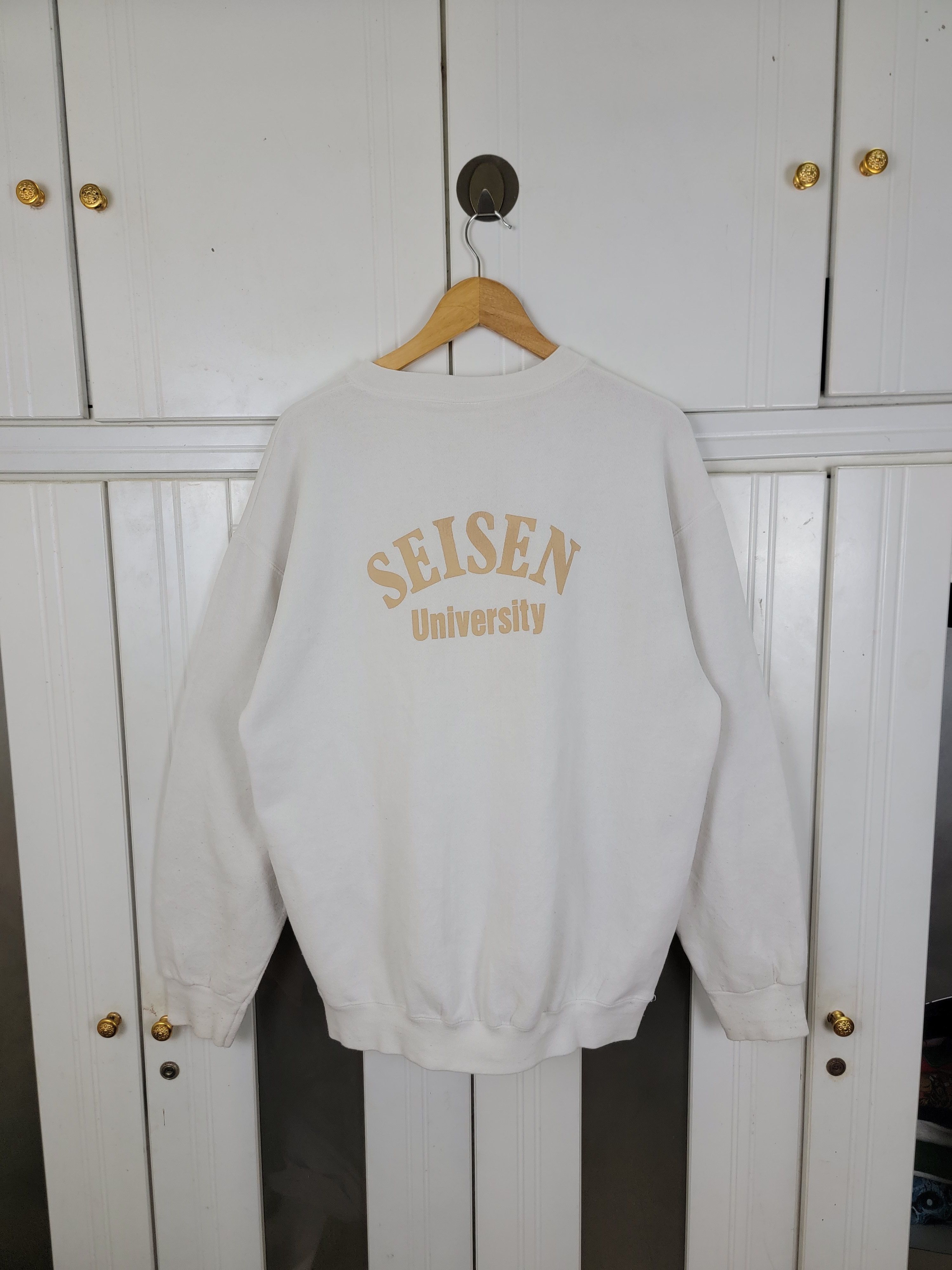 Vintage Vintage Seisen University Sweatshirt Size US L / EU 52-54 / 3 - 1 Thumbnail