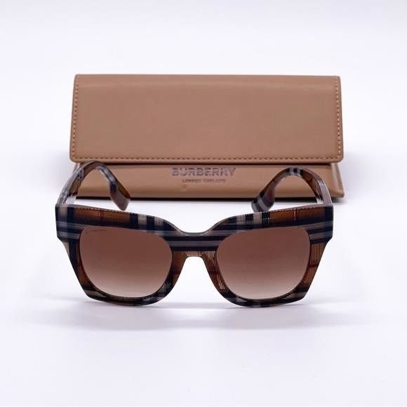 Burberry Authentic NEW BURBERRY BE4364 3967/13 WOMEN'S SUNGLASSES B Size ONE SIZE - 4 Thumbnail