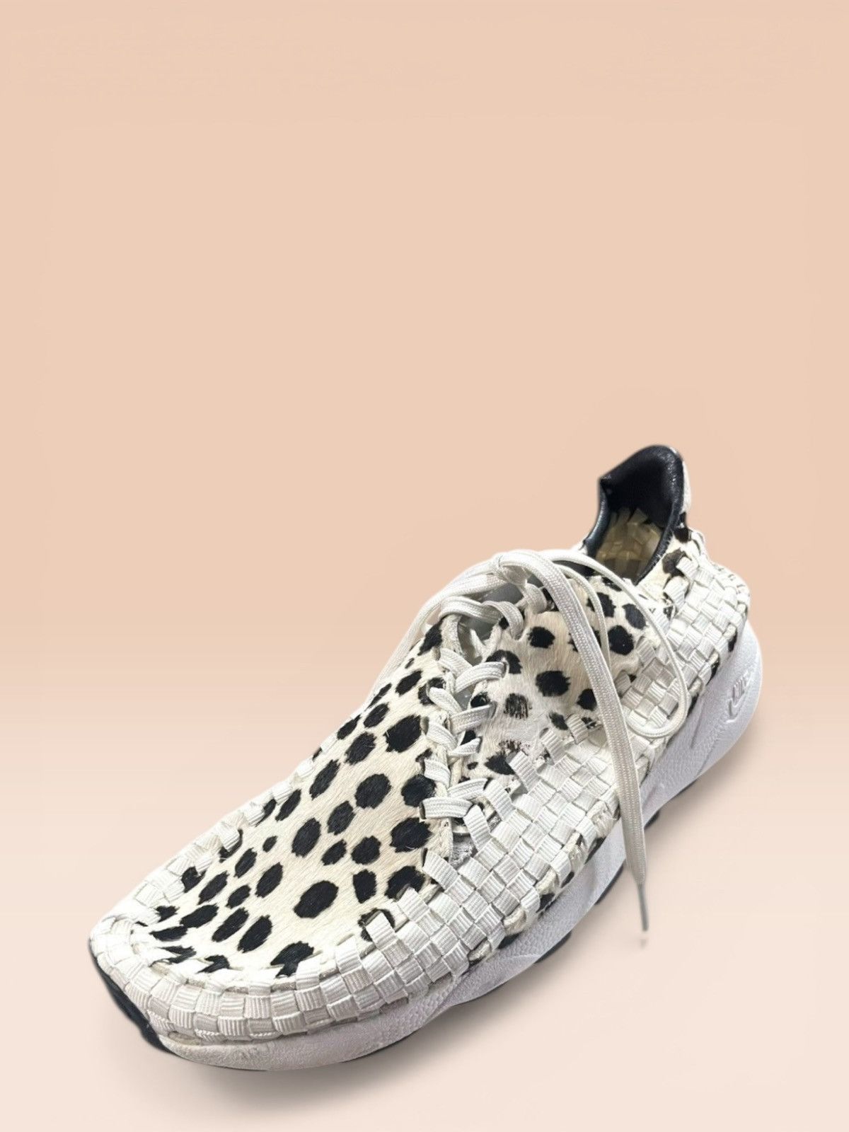 Nike Air Footscape Woven ”Natural and Brown“ & "Whit Cow Print" Size US 10 / EU 43 - 10 Thumbnail