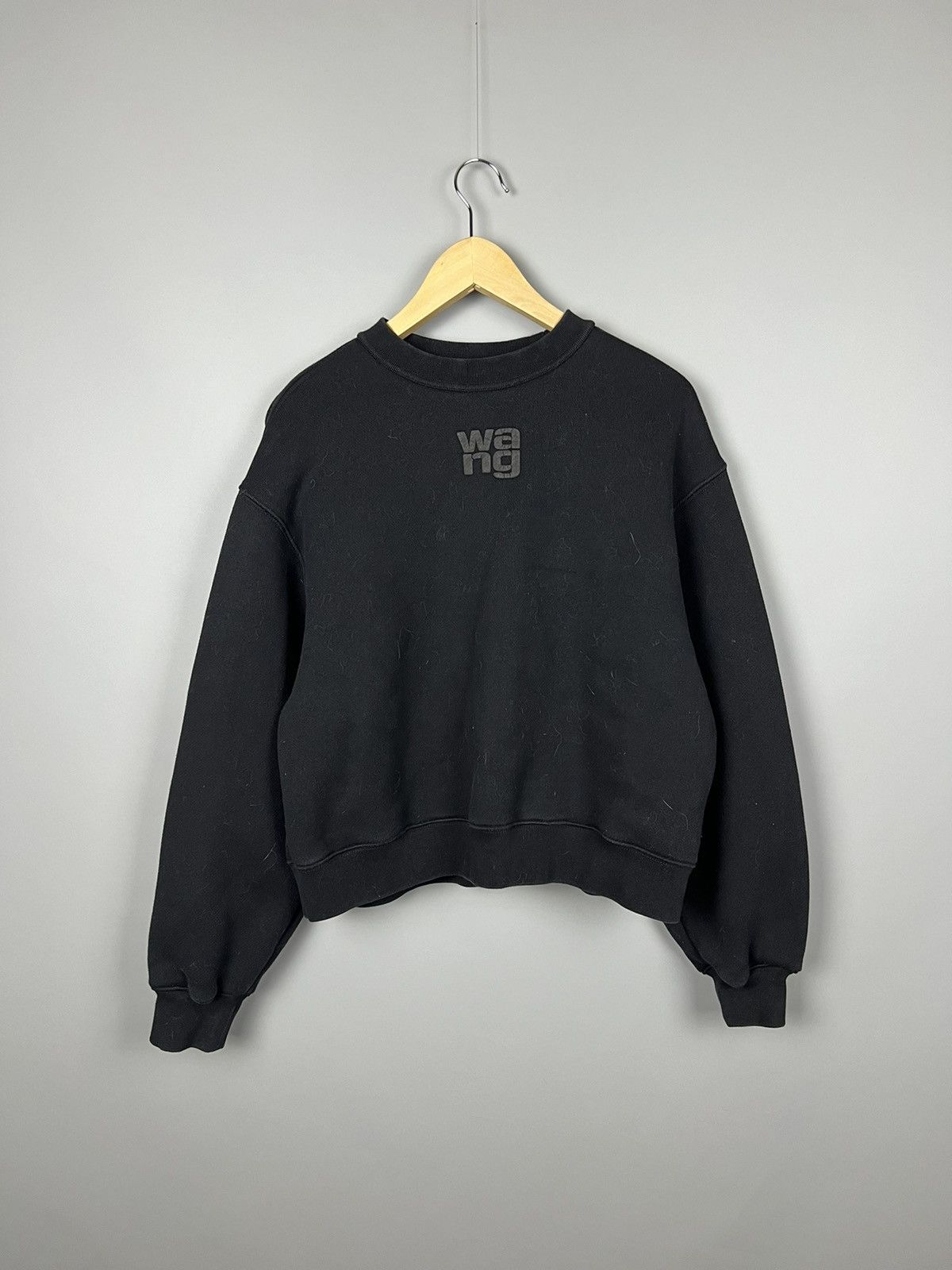 Alexander Wang Alexander Wang .t Overdyed Baggy Fit Crewneck Sweatshirt Size M / US 6-8 / IT 42-44 - 1 Thumbnail