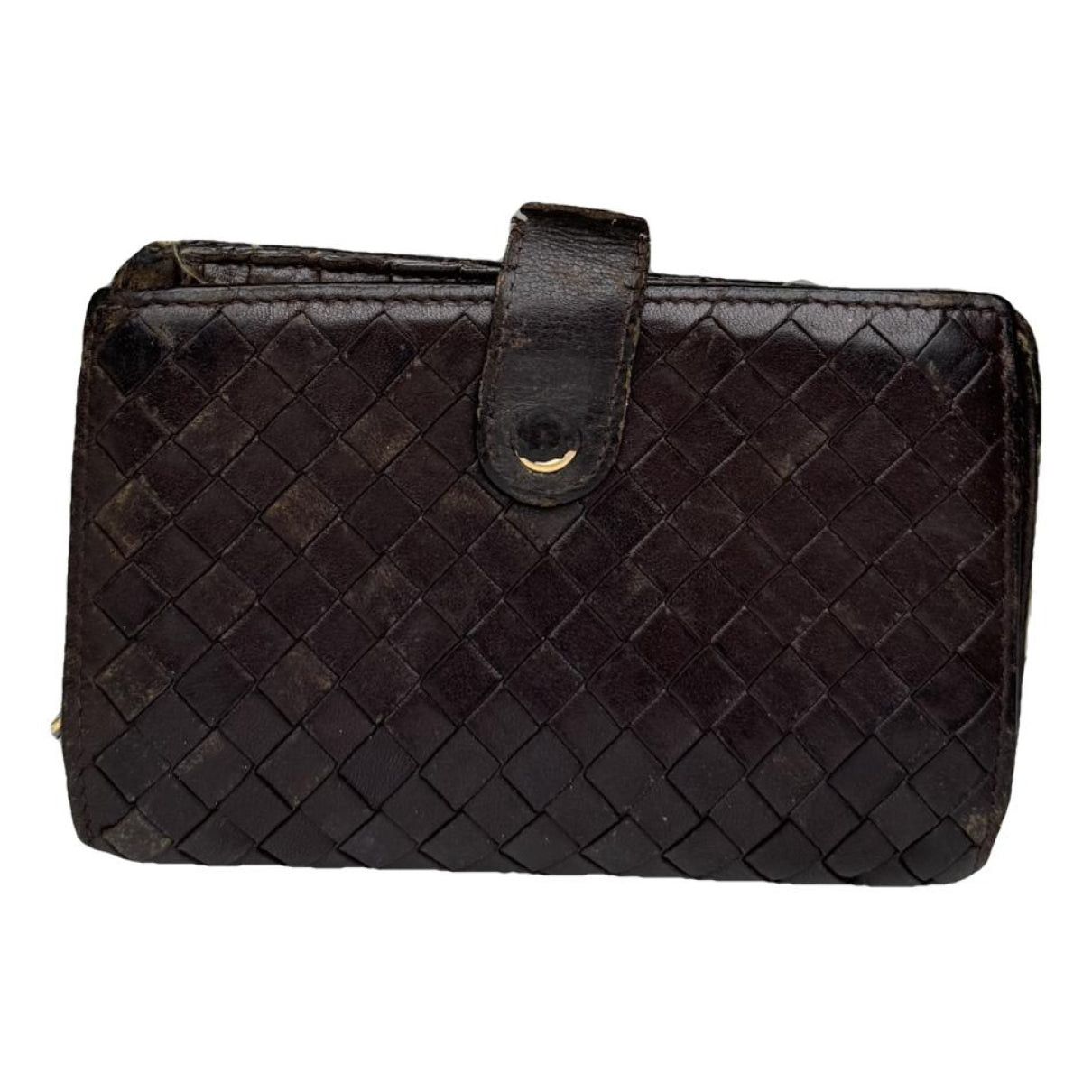Bottega Veneta Intrecciato Brown Leather Wallet Size ONE SIZE - 1 Thumbnail