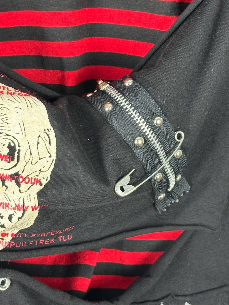 If Six Was Nine Avant Garde Vamp Tribal Grunge Gothic Longsleeve Size S / US 4 / IT 40 - 8 Thumbnail