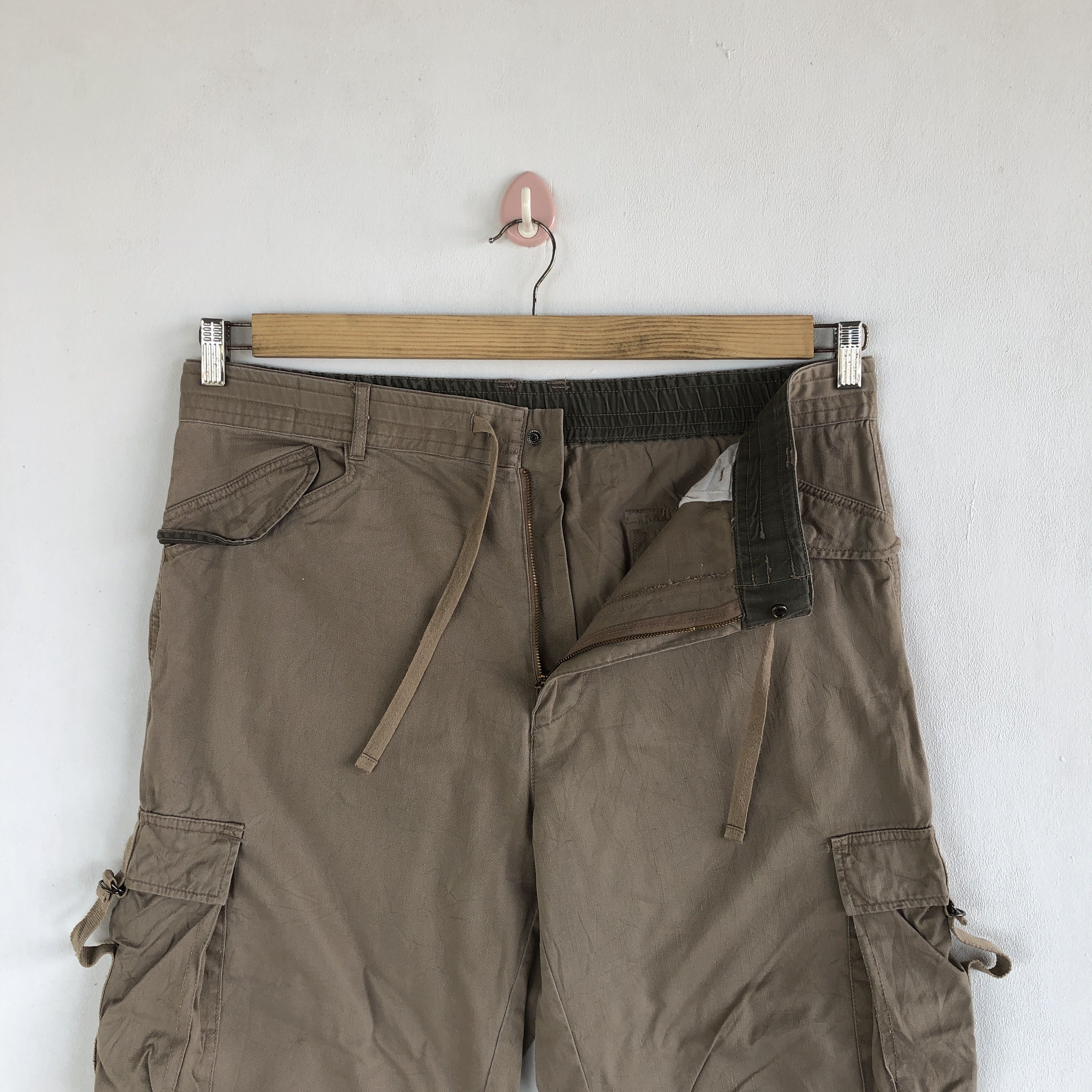 Japanese Brand Vintage Japanese Cargo Pants Multi Pocket Military Trousers Size US 38 / EU 54 - 5 Thumbnail