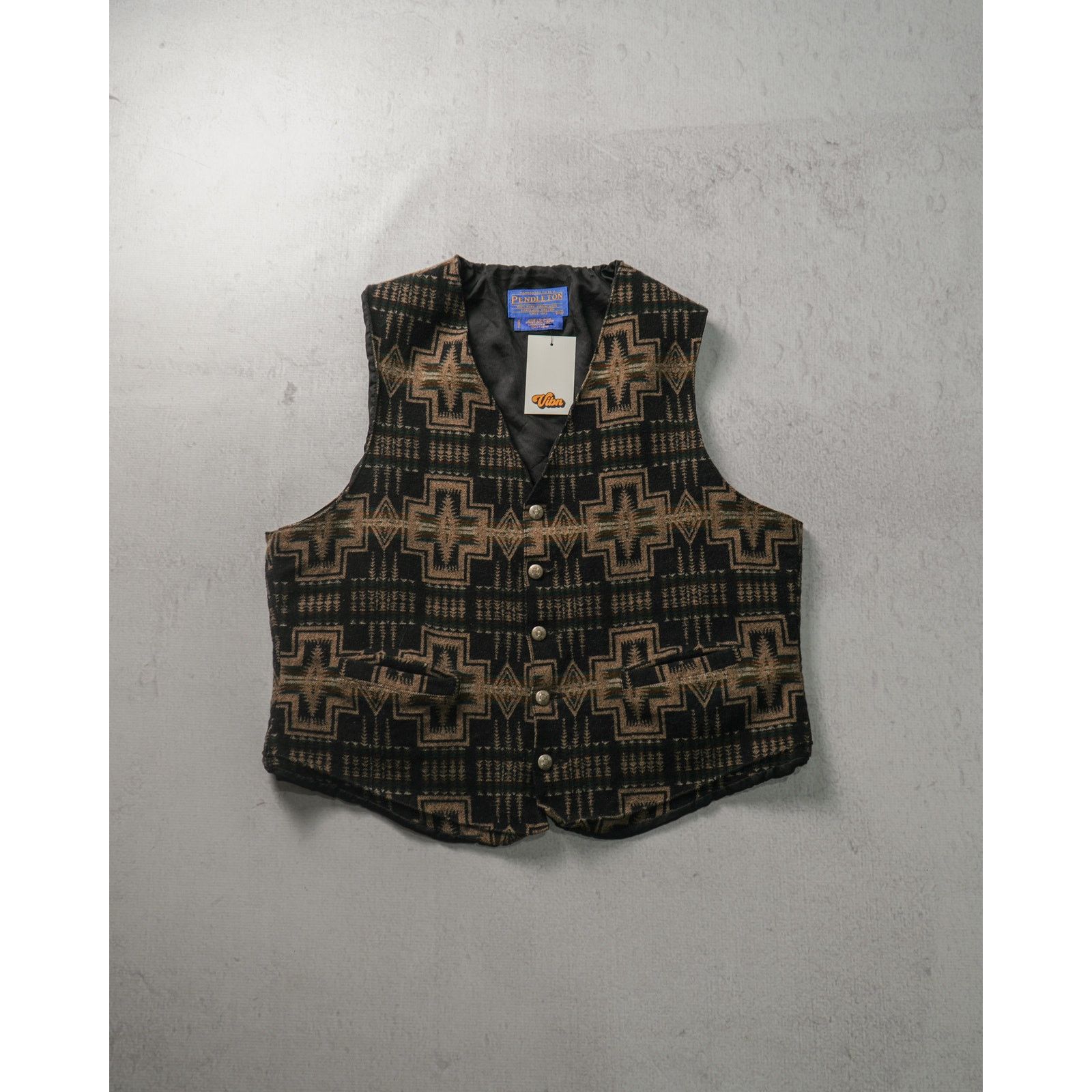 Pendleton Vintage 00s Pendleton Brown Fleece Vest - Women's Large Size L / US 10 / IT 46 - 1 Thumbnail