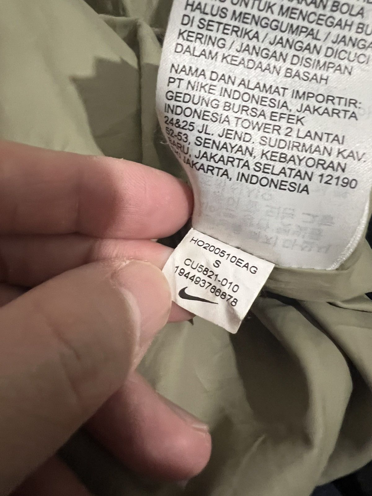 Nike Nike Long Down Puffer Coat (S) Size S / US 4 / IT 40 - 5 Thumbnail
