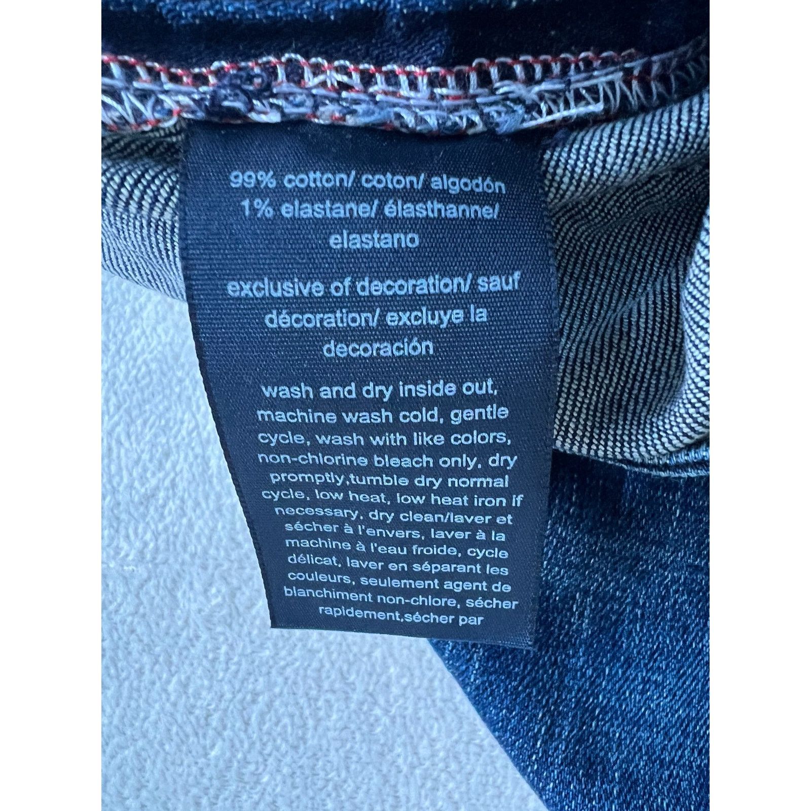 Tommy Hilfiger Tommy Hilfiger Dark Wash Midrise Skinny Jeans Size 10 Size 32" / US 10 / IT 46 - 9 Thumbnail