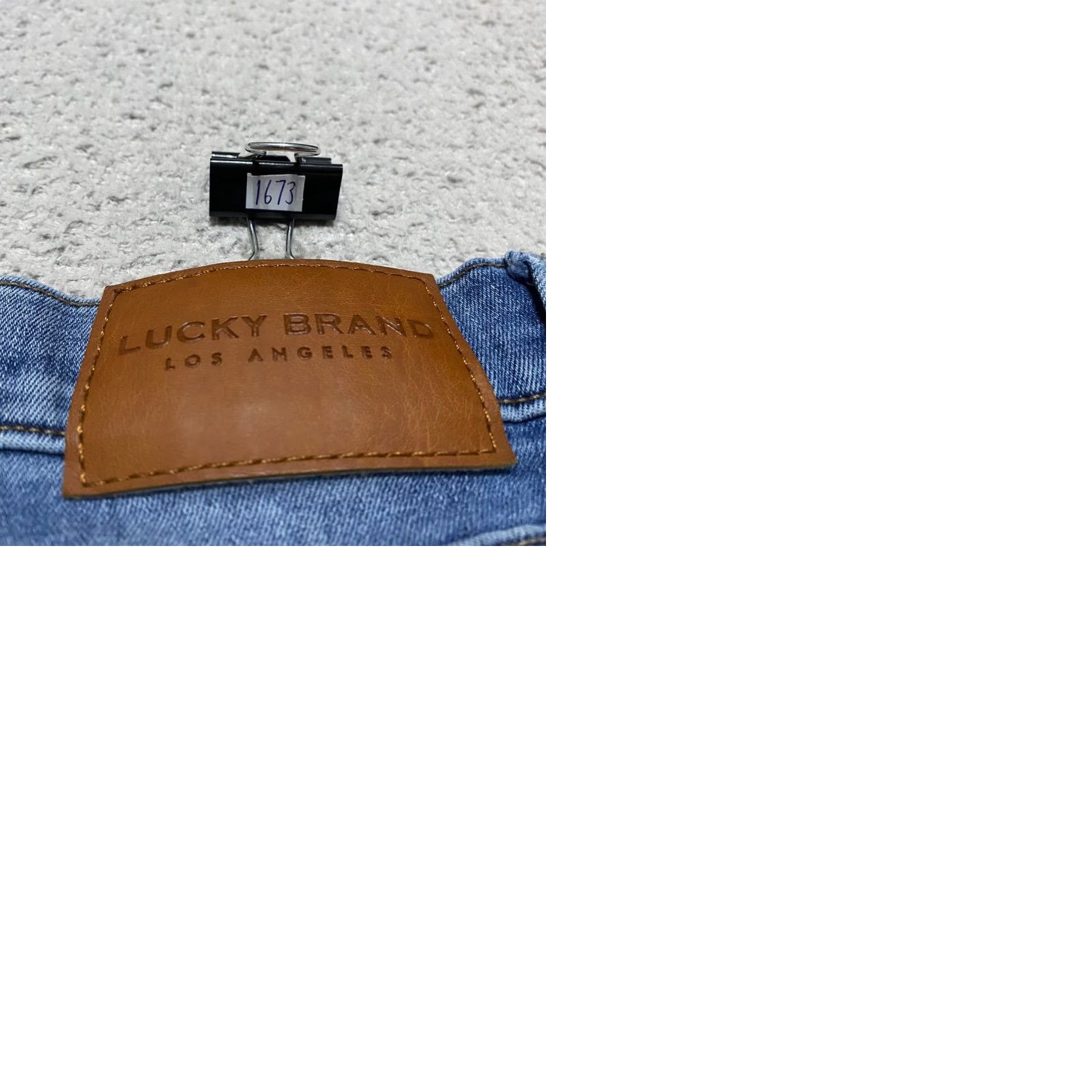 Lucky Brand Lucky Brand Womens Jeans 4 Skinny High Rise Blue Denim Distressed Raw Hem Size 27" / US 4 / IT 40 - 9 Thumbnail