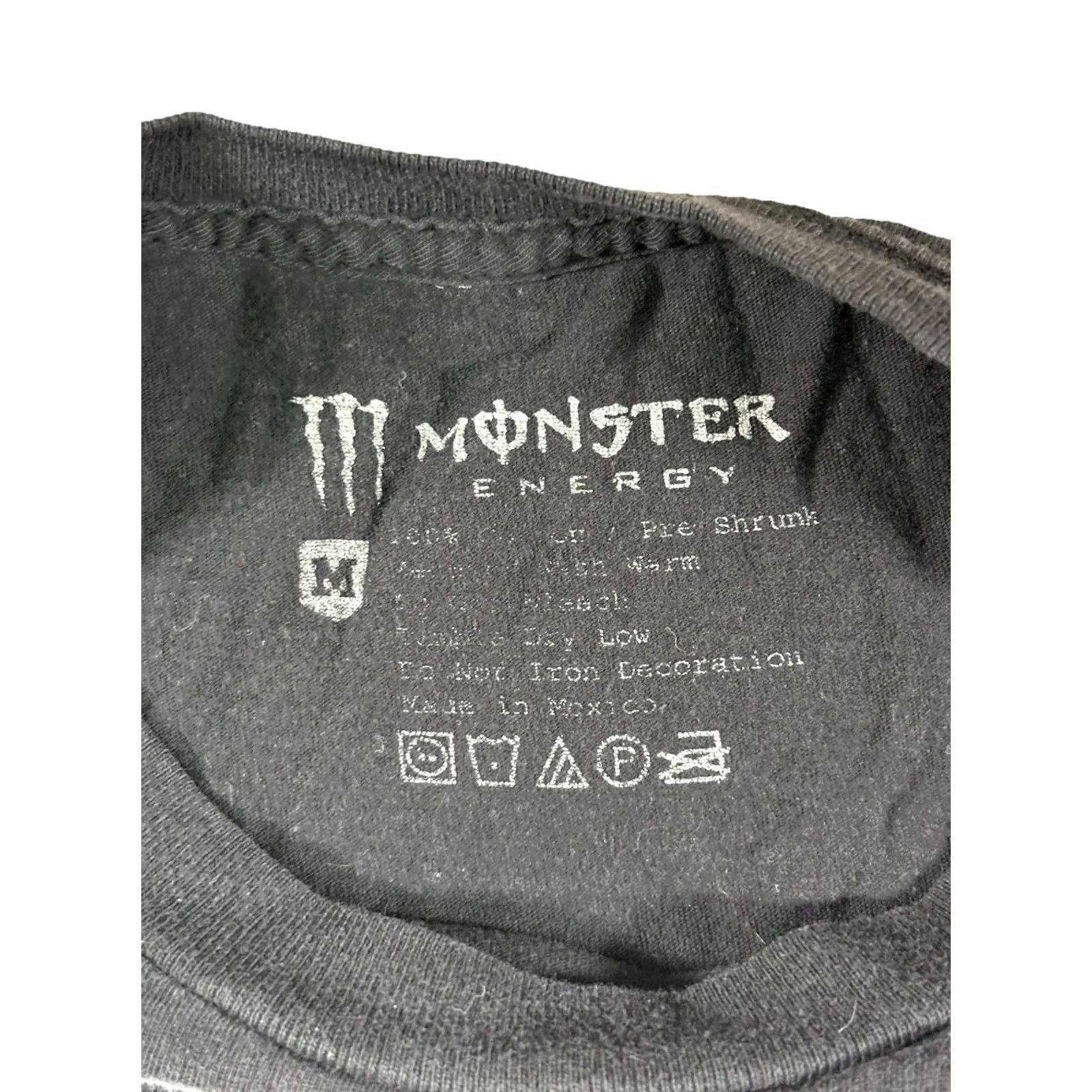 Vintage VINTAGE Monster Energy Unleash The Beast Black Short Sleeve Shirt BMX Skate • Medium Shirt Mens Size US M / EU 48-50 / 2 - 2 Thumbnail