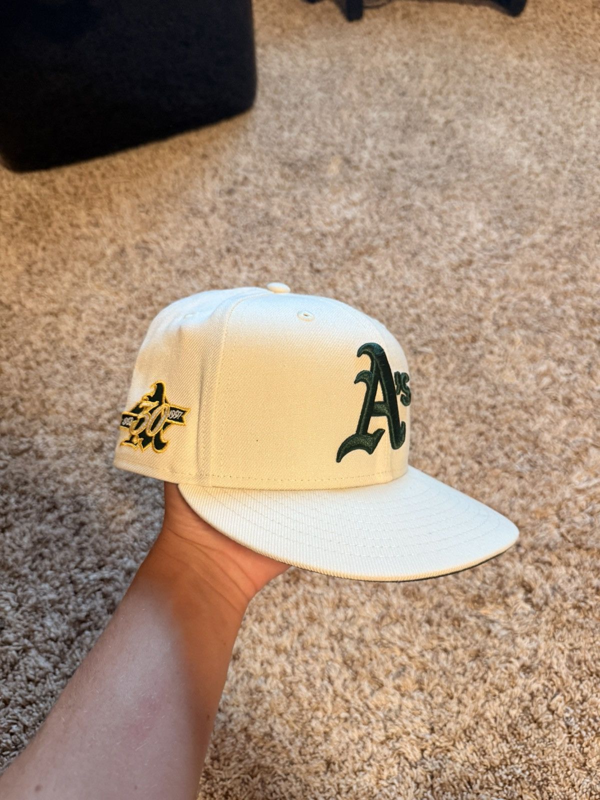 New Era Oakland A’s Fitted Hat Size ONE SIZE - 1 Thumbnail