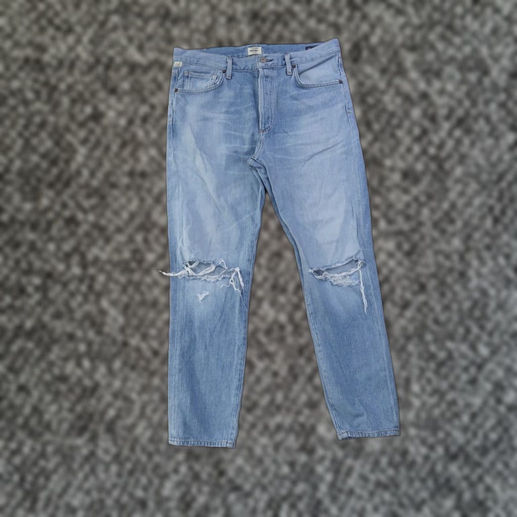 Citizens Of Humanity Citizens of Humanity Liya High Classic Crop Jeans Women's 29 Blue Denim Size 29" - 1 Thumbnail