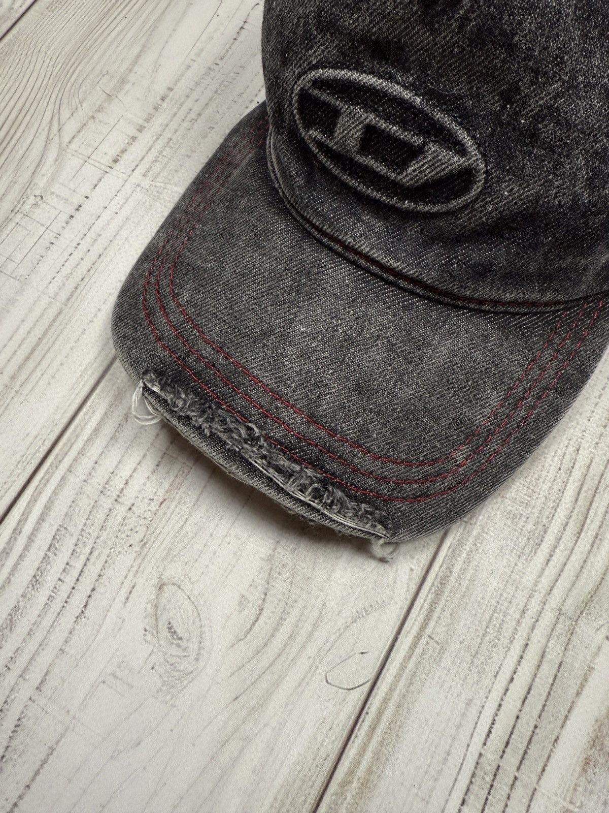 Diesel Diesel Cap D Logo Distressed Washed Style hat Size ONE SIZE - 3 Thumbnail