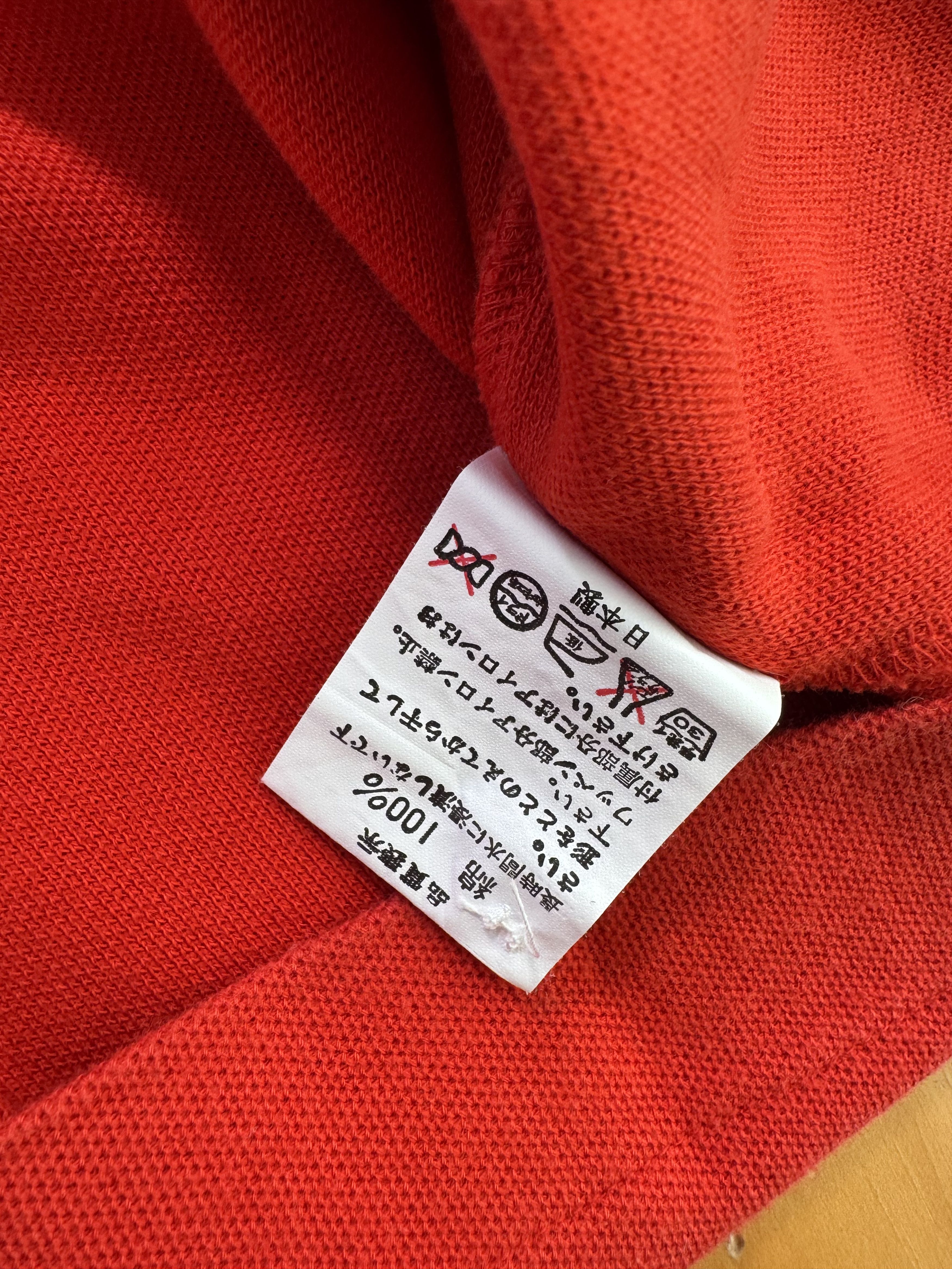 Bape Og BAPE Bapestas Embroidered Logo Red Polo Shirt Size Large Size US L / EU 52-54 / 3 - 6 Thumbnail