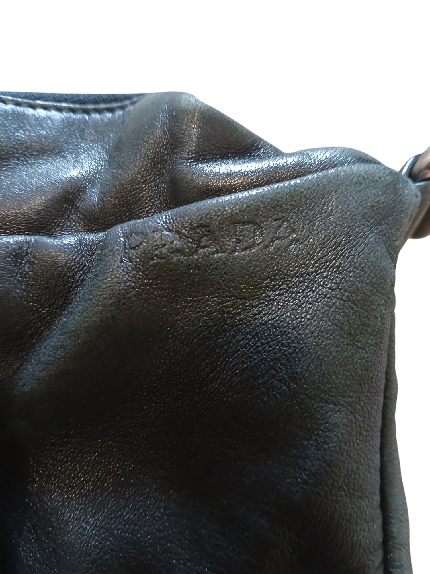 Prada LEATHER MESSENGER CROSSBODY BAG Size ONE SIZE - 5 Thumbnail