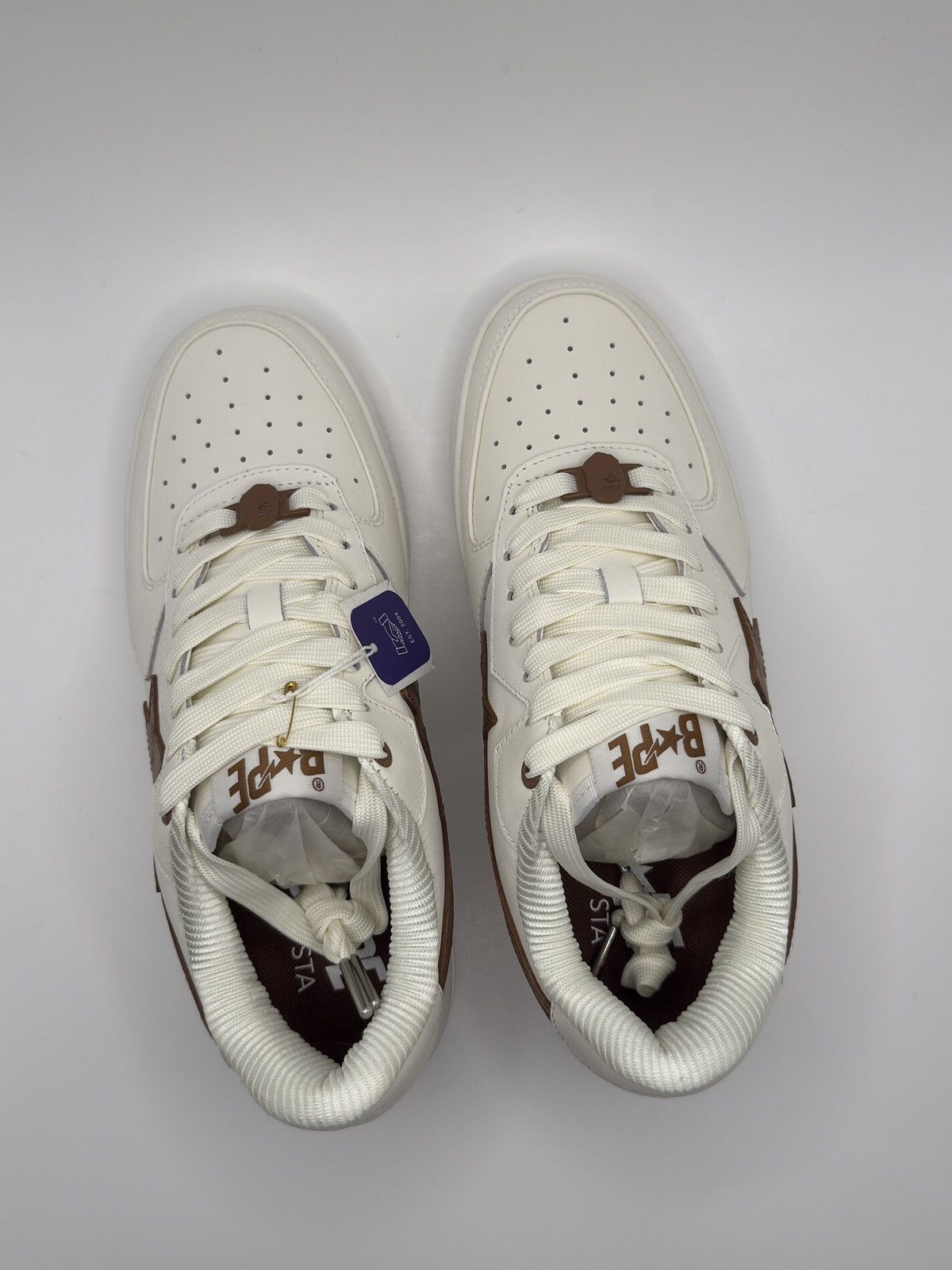 Bape Bape Sta Icon #1 White Brown Croc size 10 Size US 10 / EU 43 - 2 Thumbnail