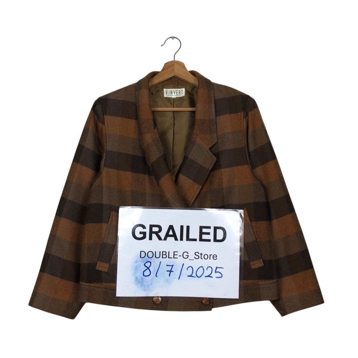 Japanese Brand 📌Vintage Bomber Jacket Vinvert Double Breast Issey Miyake Size US M / EU 48-50 / 2 - 1 Thumbnail
