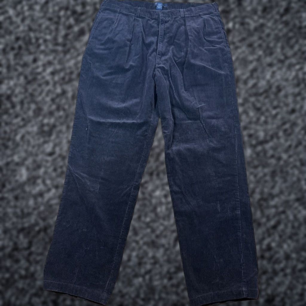 Polo Ralph Lauren VTG Polo Ralph Lauren Pants Corduroy Brown Straight Relaxed 38/33 Mens Inseam 33 Chino 40/34 Size US M / EU 48-50 / 2 - 1 Thumbnail