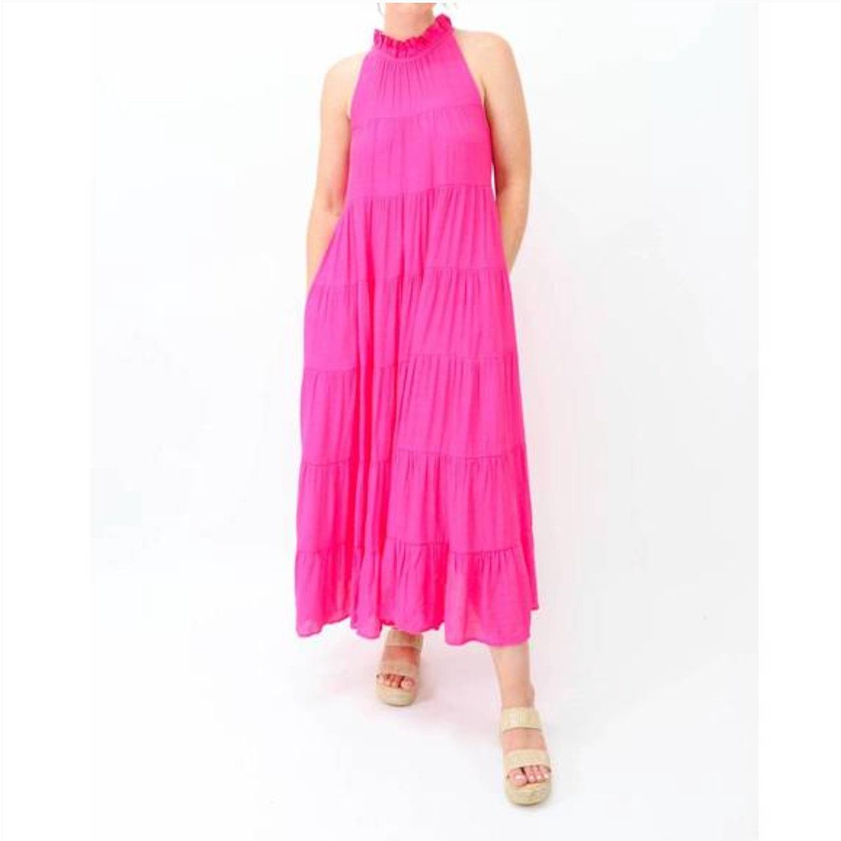 Etro ENTRO cheer up maxi dress in pink women's Size Small Size S / US 4 / IT 40 - 7 Thumbnail