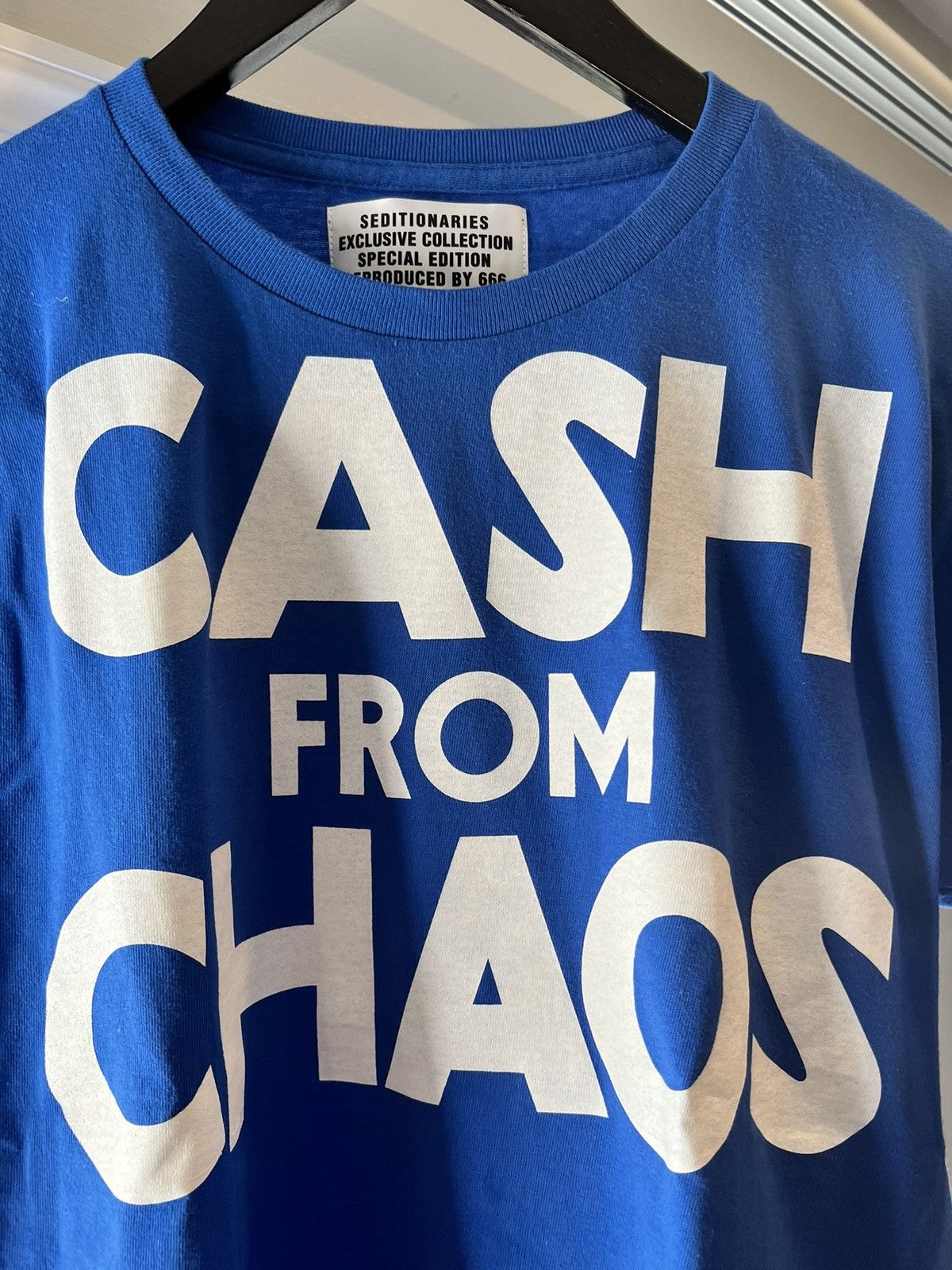 Seditionaries Seditionaries Cash From Chaos Tee Size US S / EU 44-46 / 1 - 4 Thumbnail