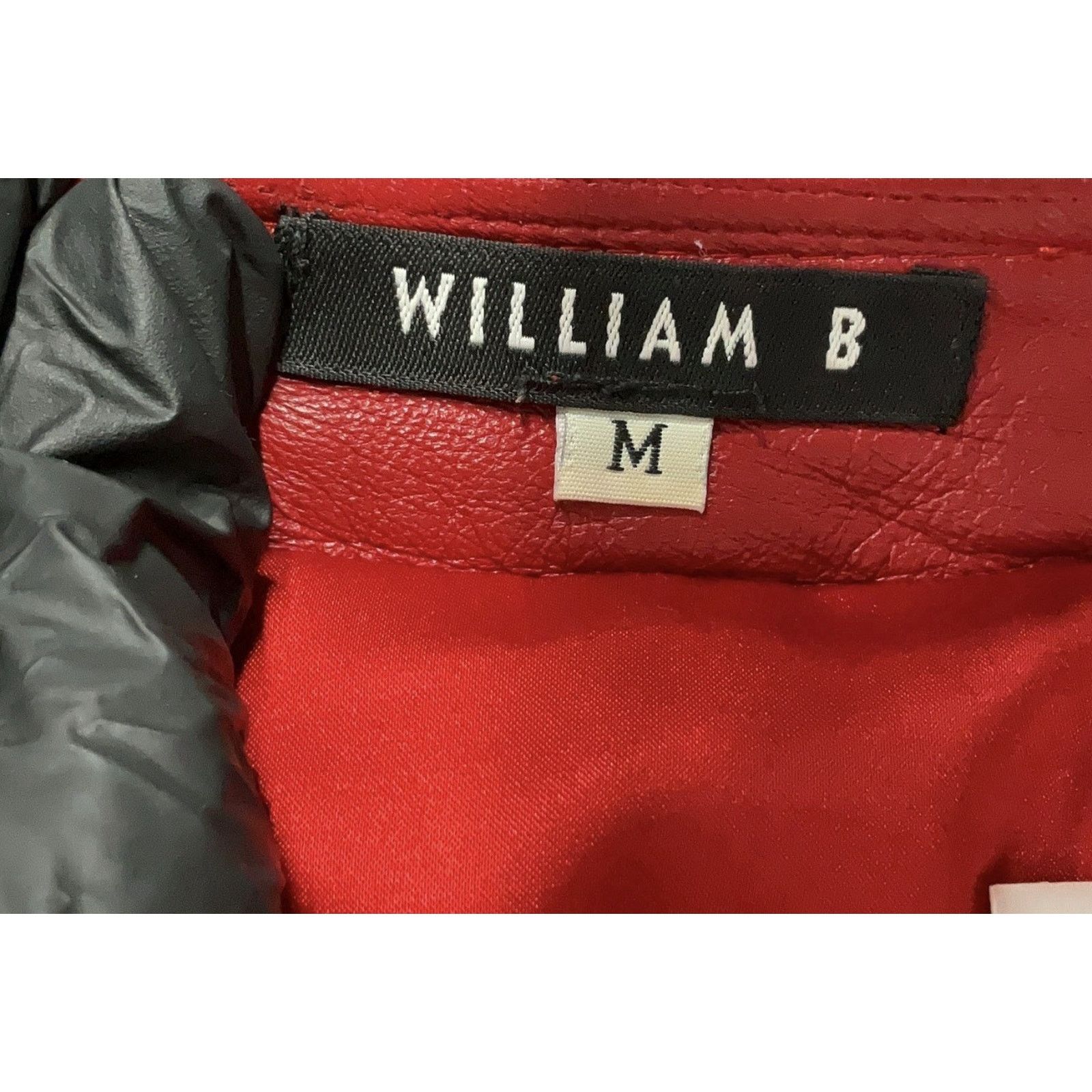 Other William B Red Leather Mini Skirt Silk Lined M Size 28" / US 6 / IT 42 - 4 Thumbnail