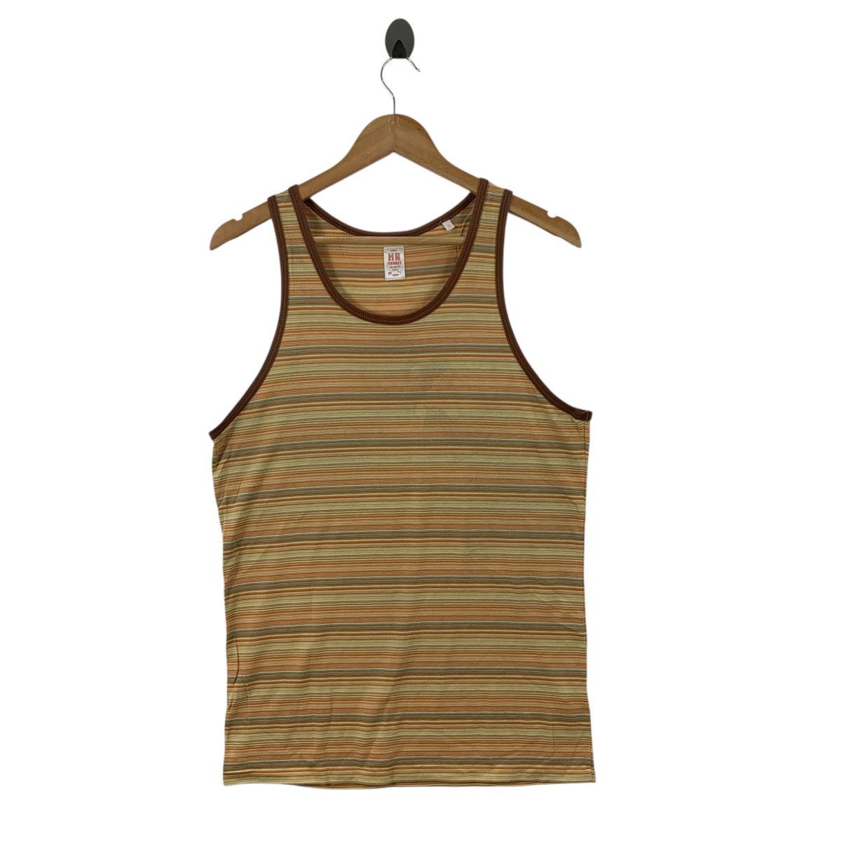 Japanese Brand HR MARKET Japanese Brand Stripes Tank Sleeveless Tshirt Size US S / EU 44-46 / 1 - 1 Thumbnail