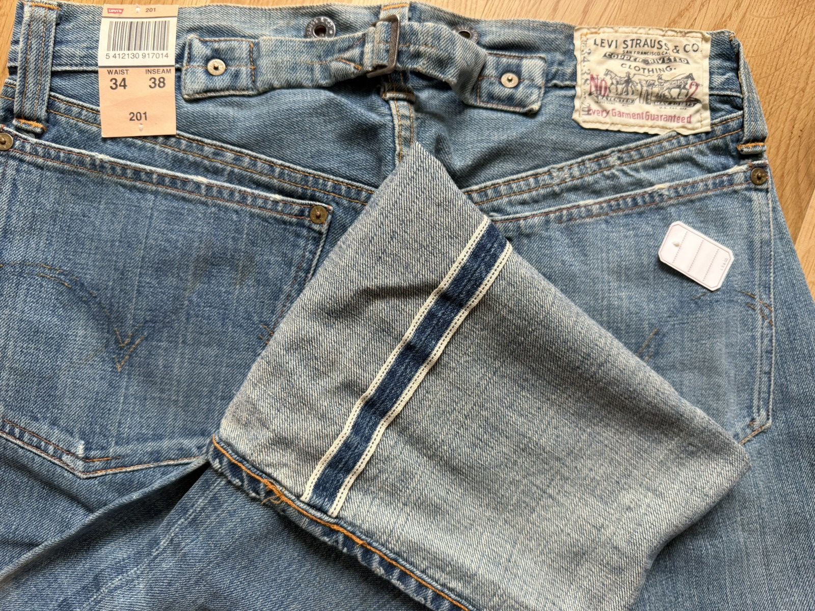 Levi's Vintage Clothing Levis Vintage LVC 201 Deadstock Size US 34 / EU 50 - 6 Thumbnail