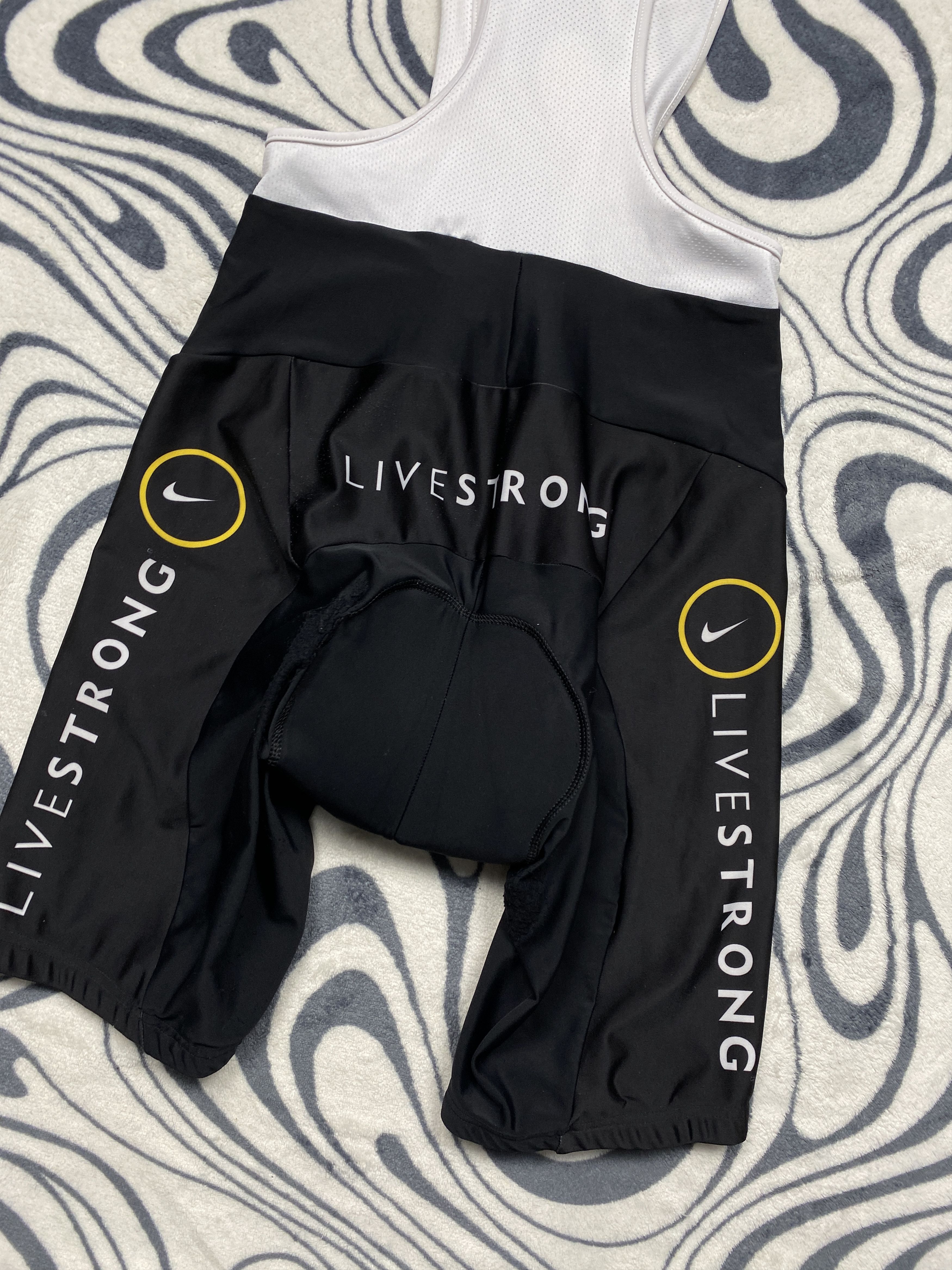 Other Nike Livestrong Mens Cycling Jersey Overall Suit Size US 34 / EU 50 - 2 Thumbnail