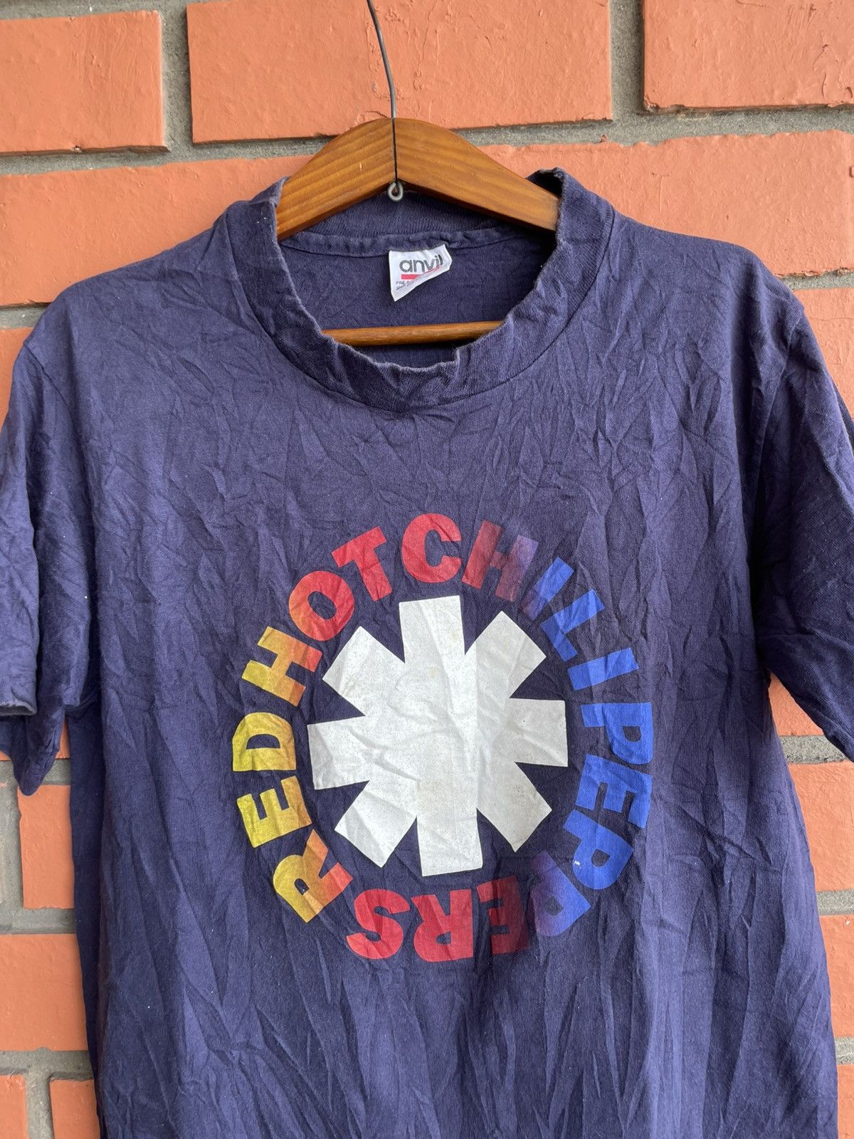 Band Tees Vintage 90’s Red Hot Chili Peppers RHCP band by Anvil size N Size US M / EU 48-50 / 2 - 3 Thumbnail
