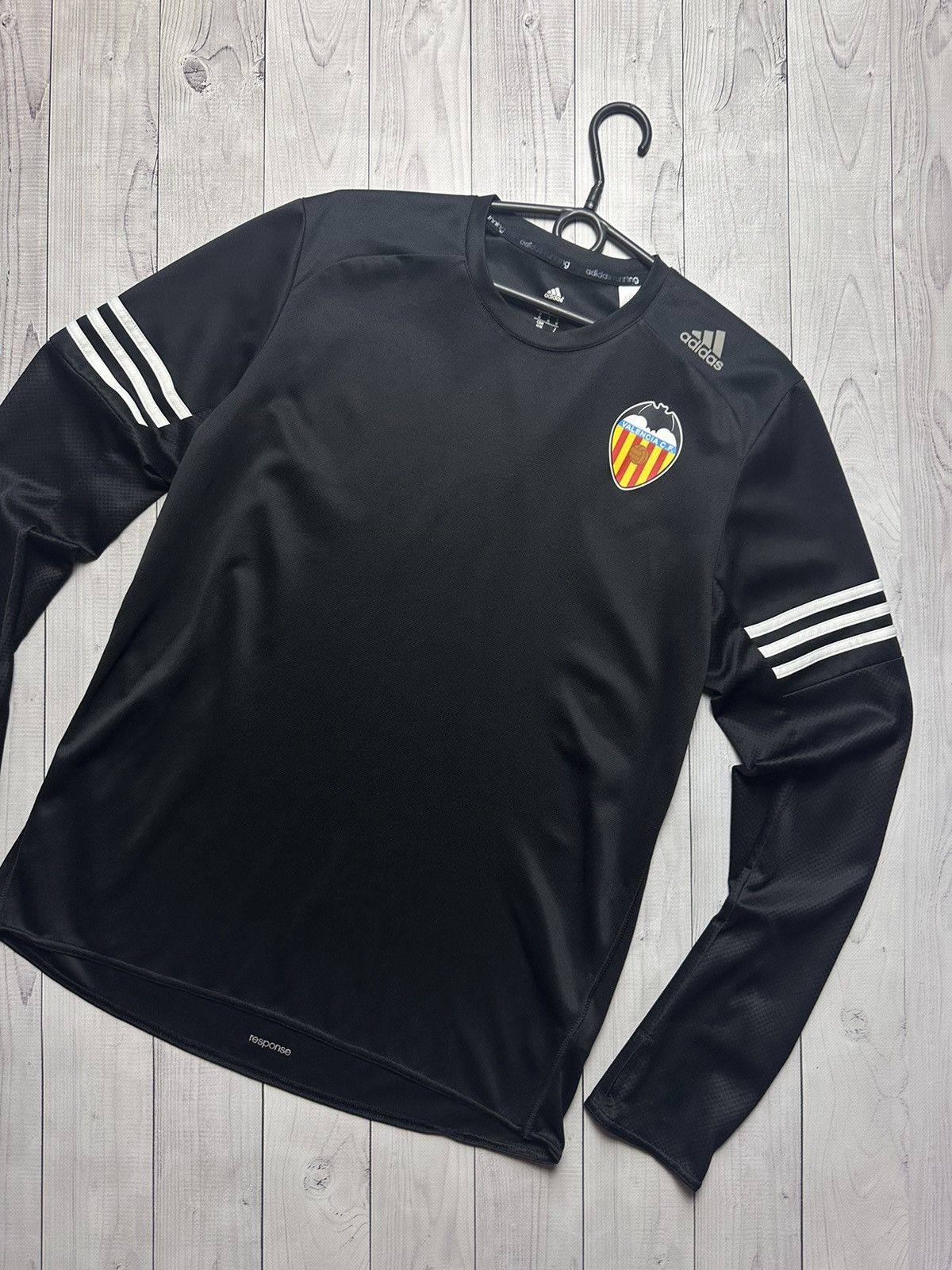 Adidas × Vintage Adidas Valencia soccer jersey size M black Size US M / EU 48-50 / 2 - 2 Thumbnail